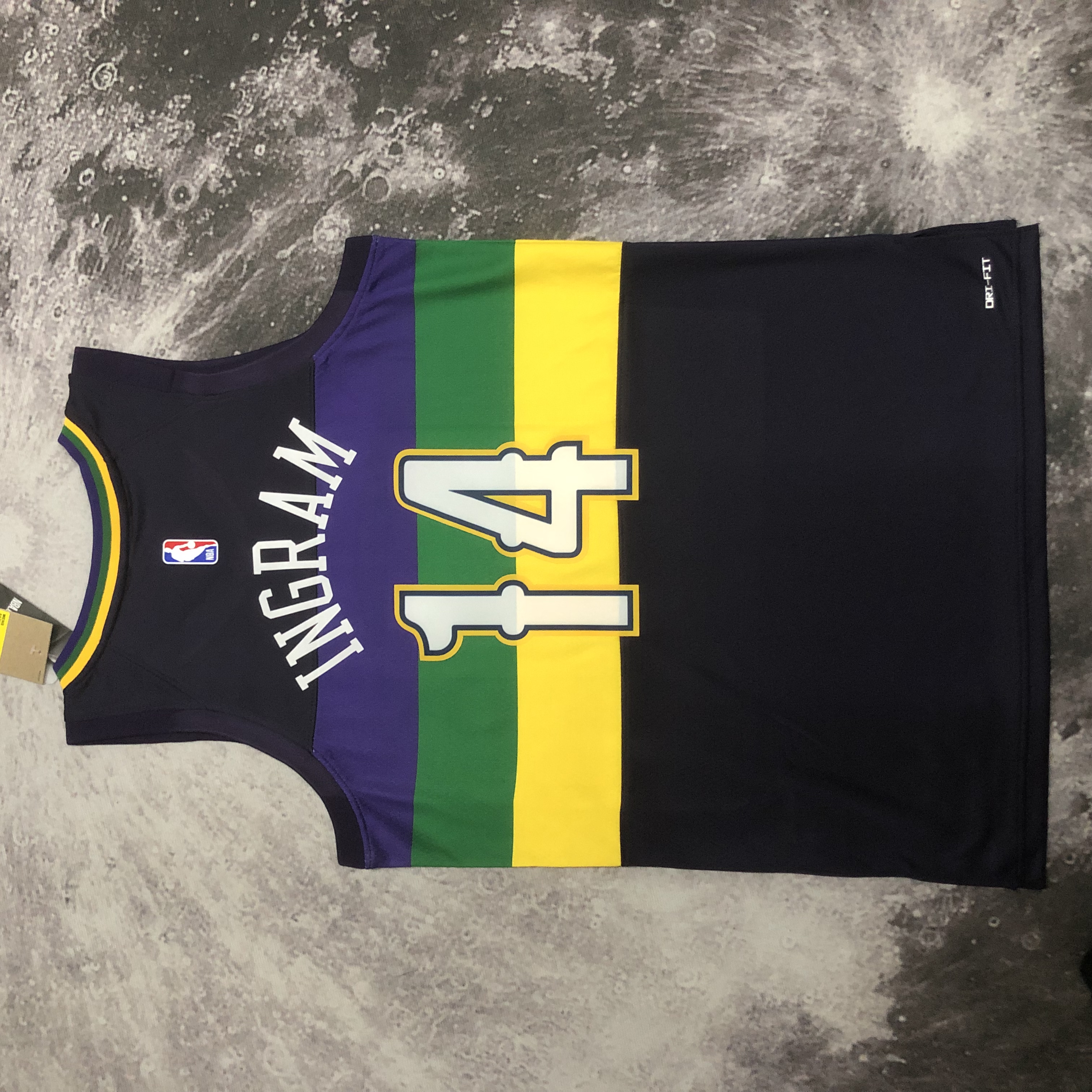 NBA Men 2022/23 New Orleans Pelicans City Edition #14 INGRAM Jersey High Quality Name and Number Print - leoleo123123