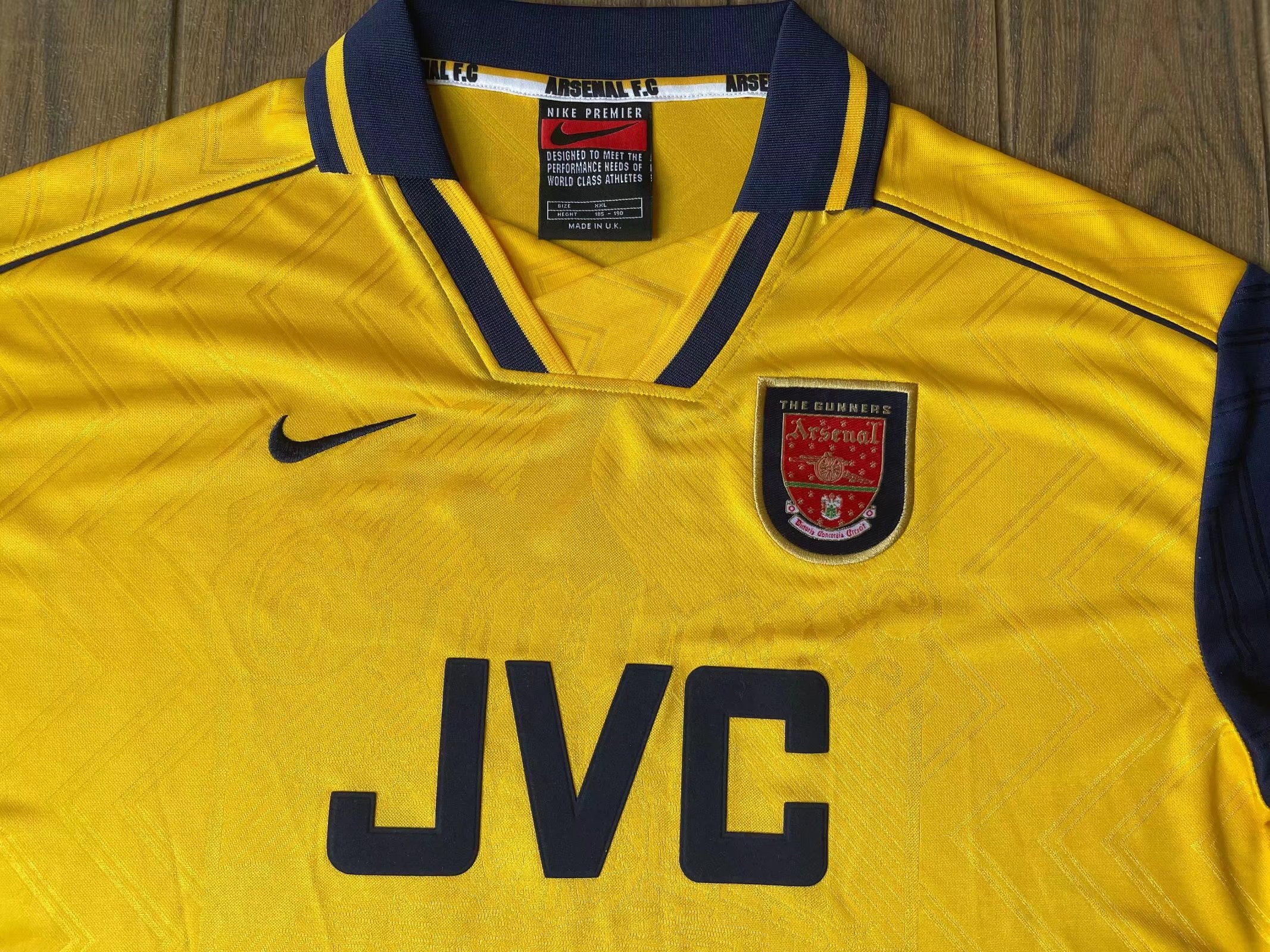 96/97 Arsenal Away Retro Jersey - leoleo123123