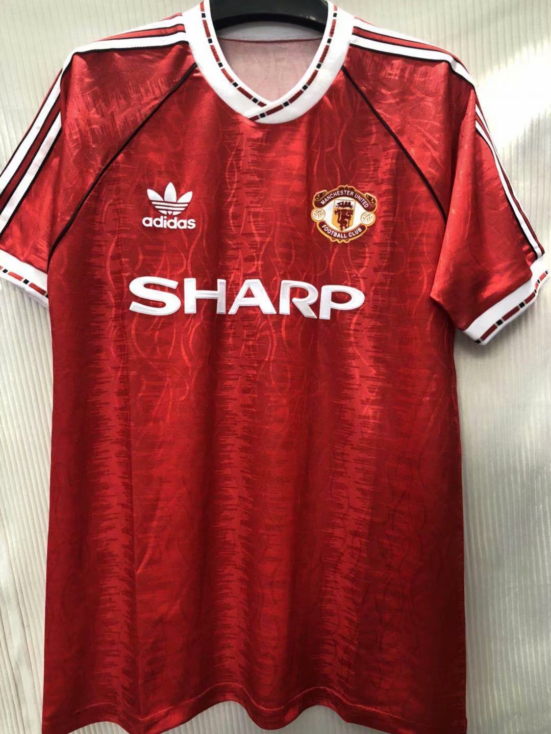 90-92 Man United Home Retro Jersey - leoleo123123