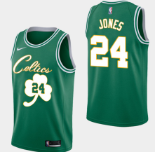 NBA Boston Celtics #24 JONES Green Jersey High Quality Name and Number Print - leoleo123123