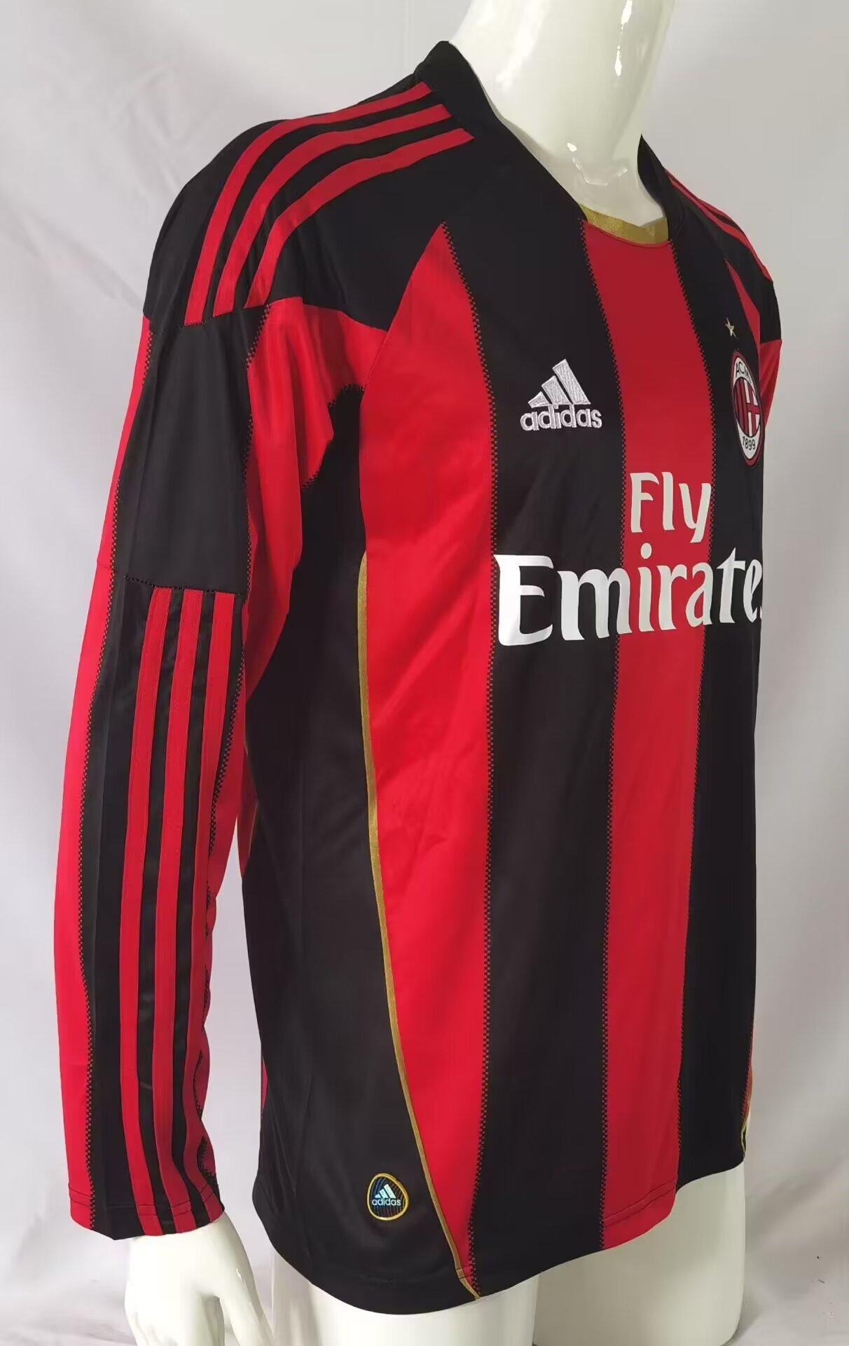 10/11 AC Milan Home Retro Jersey Long Sleeve - leoleo123123