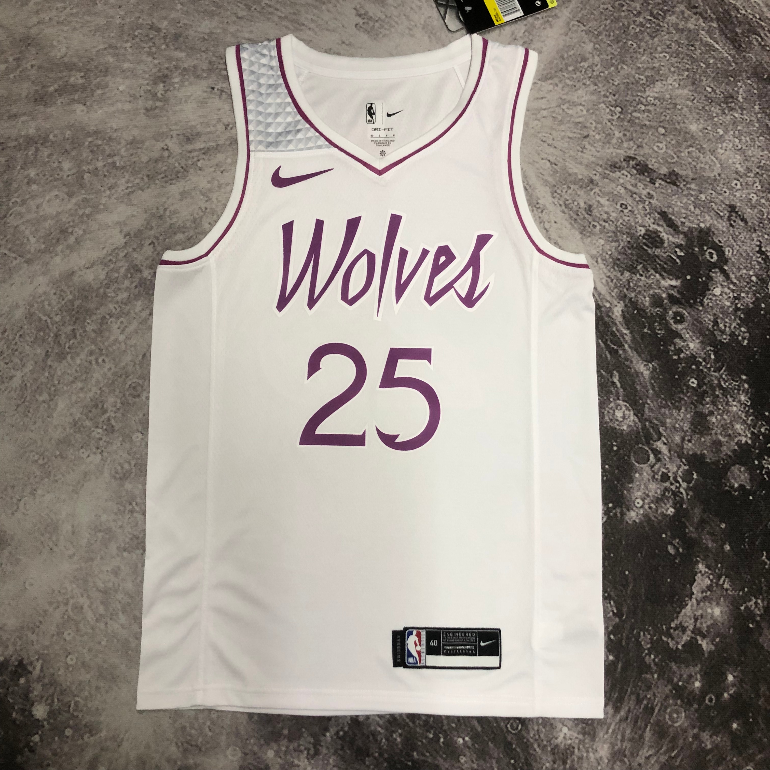 NBA Men Minnesota Timberwolves White #25 ROSE Jersey High Quality Name and Number Print - leoleo123123