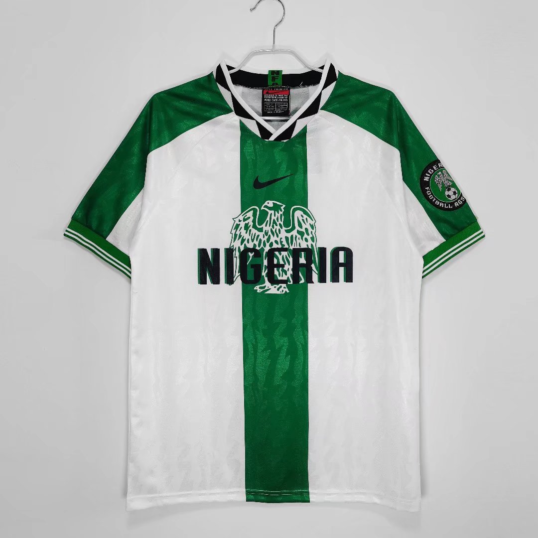 96/98 Nigeria Away Retro Jersey Fans Version - leoleo123123