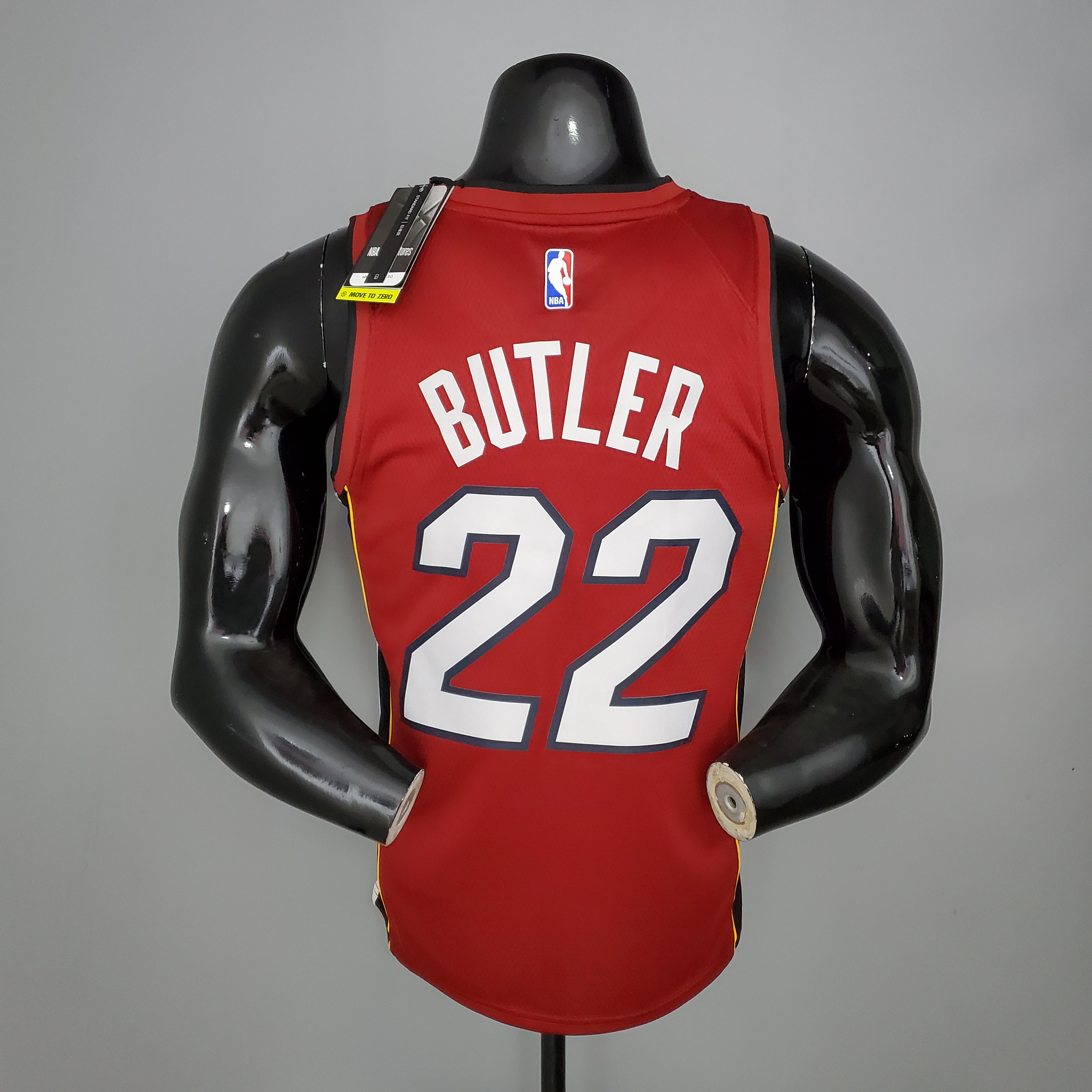 NBA Season 2021 Men Miami Heat Red #22 BUTLER Jersey with Jordan Logo High Quality Name and Number Print - leoleo123123