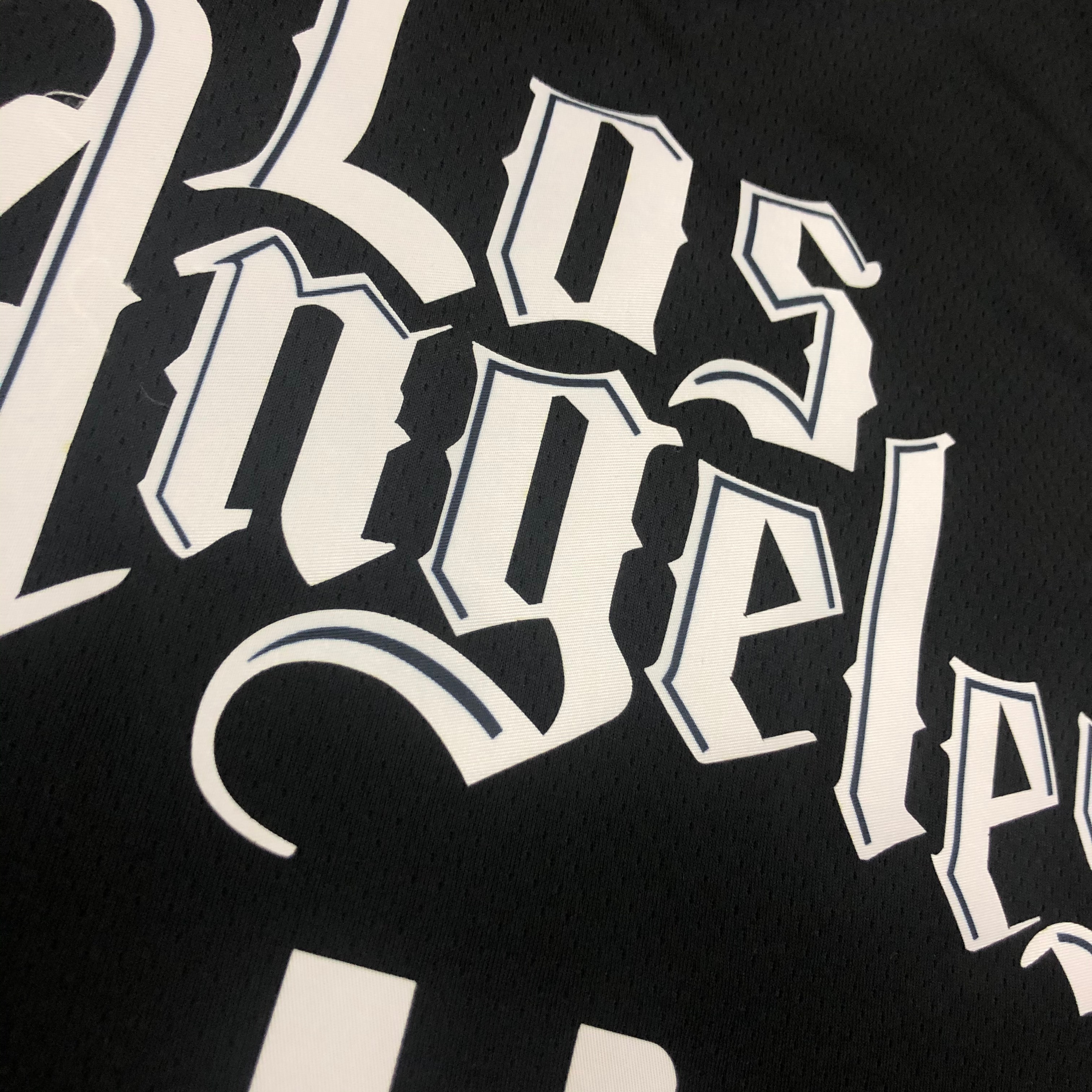 NBA Season 20-21 Men Los Angeles Clippers in Latin Black City #4 RONDO Jersey High Quality Name and Number Print - leoleo123123