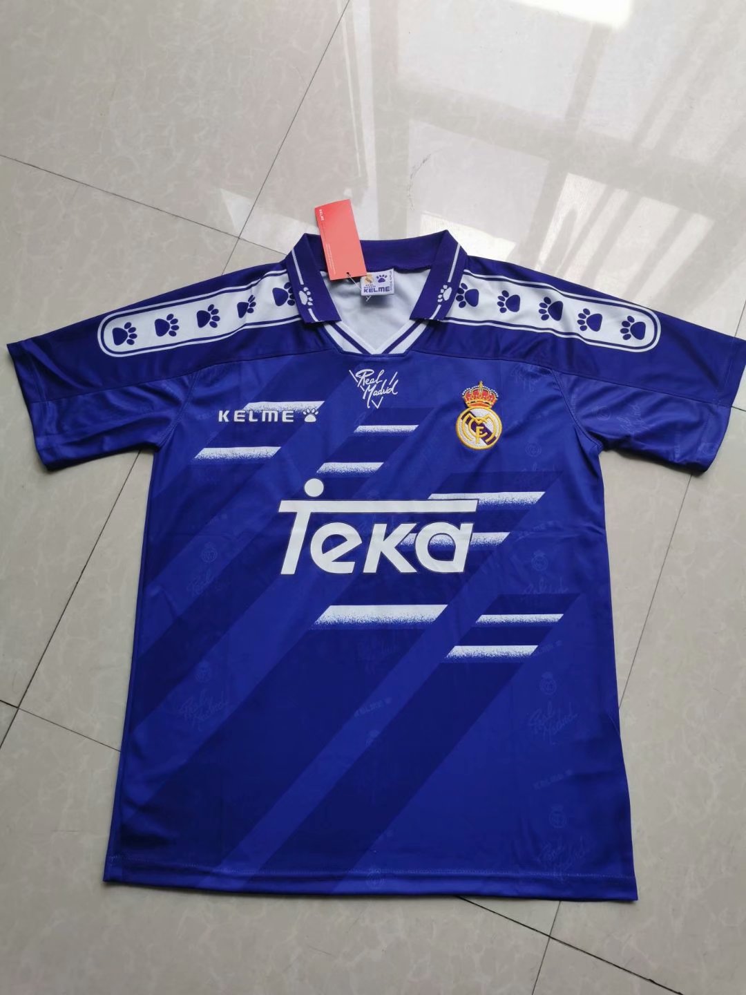 92-96 Real Madrid Away Retro Jersey - leoleo123123
