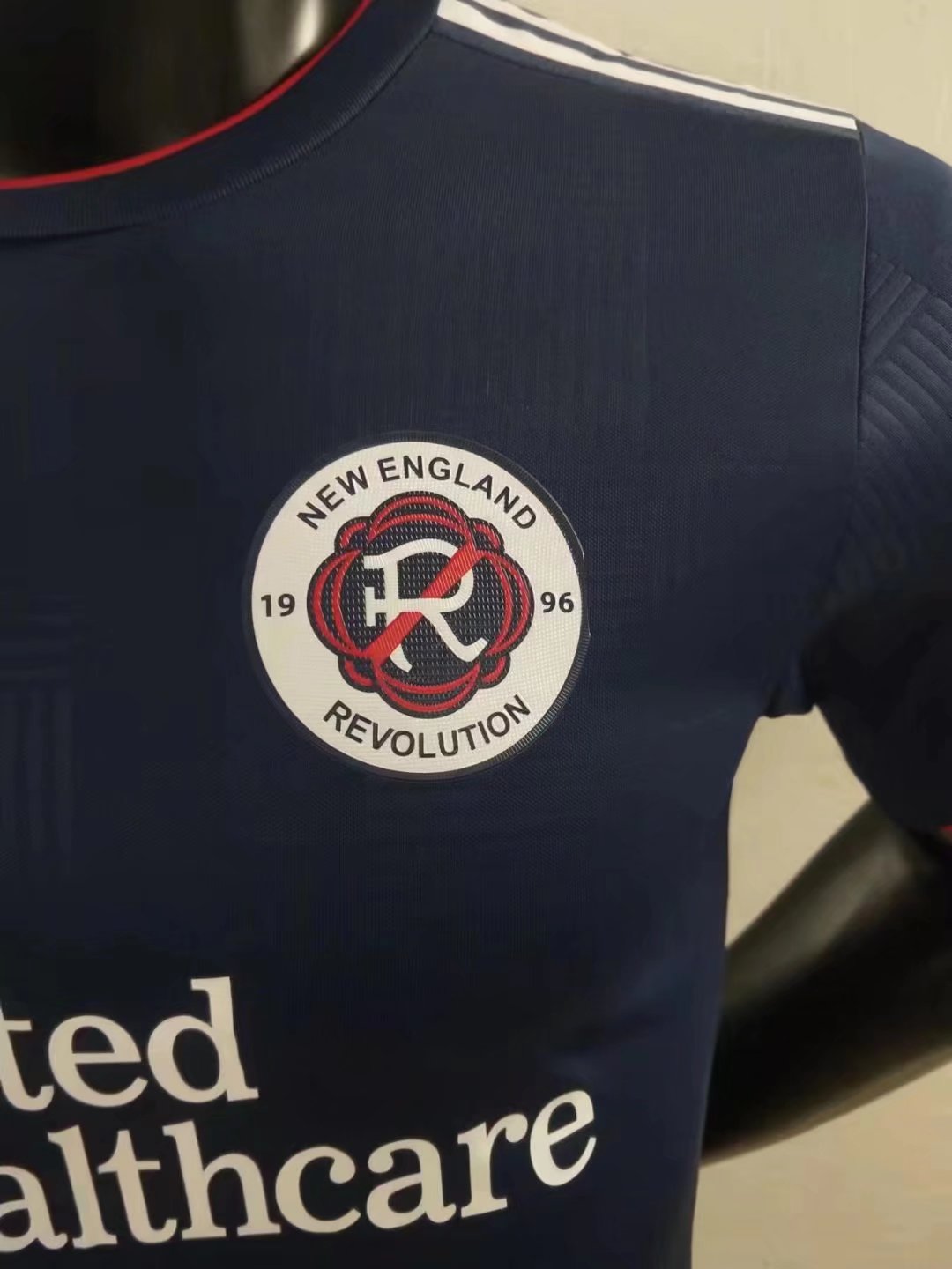 22/23 New England Revolution Home Blue Player Version Soccer Jersey (jisu) - leoleo123123