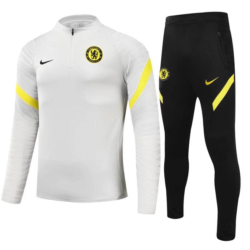 21-22 Chelsea Grey Sweater Tracksuit Thai Quality - leoleo123123