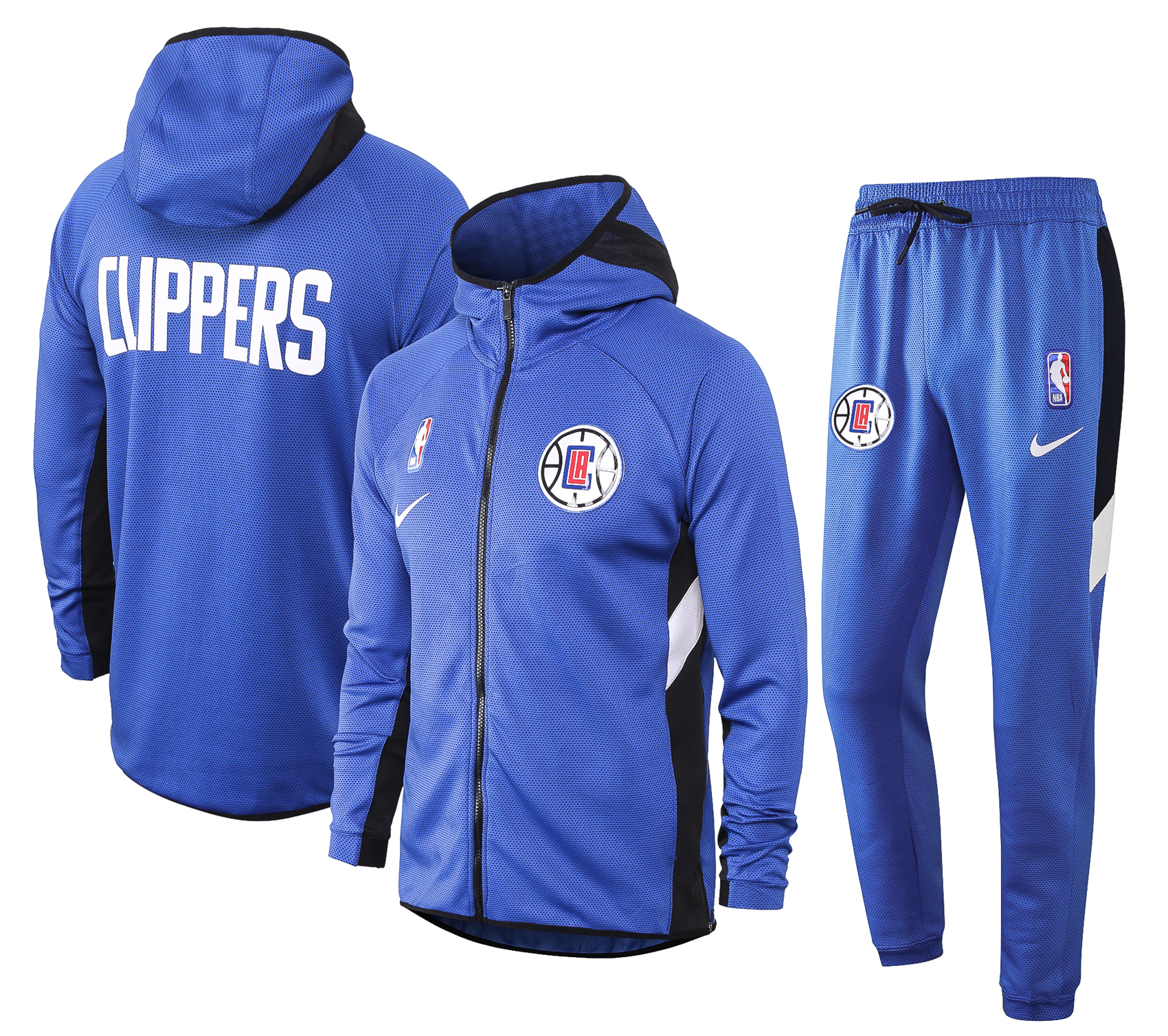 NBA Los Angeles Clippers Blue with Cap Jacket Tracksuit High Quality - leoleo123123