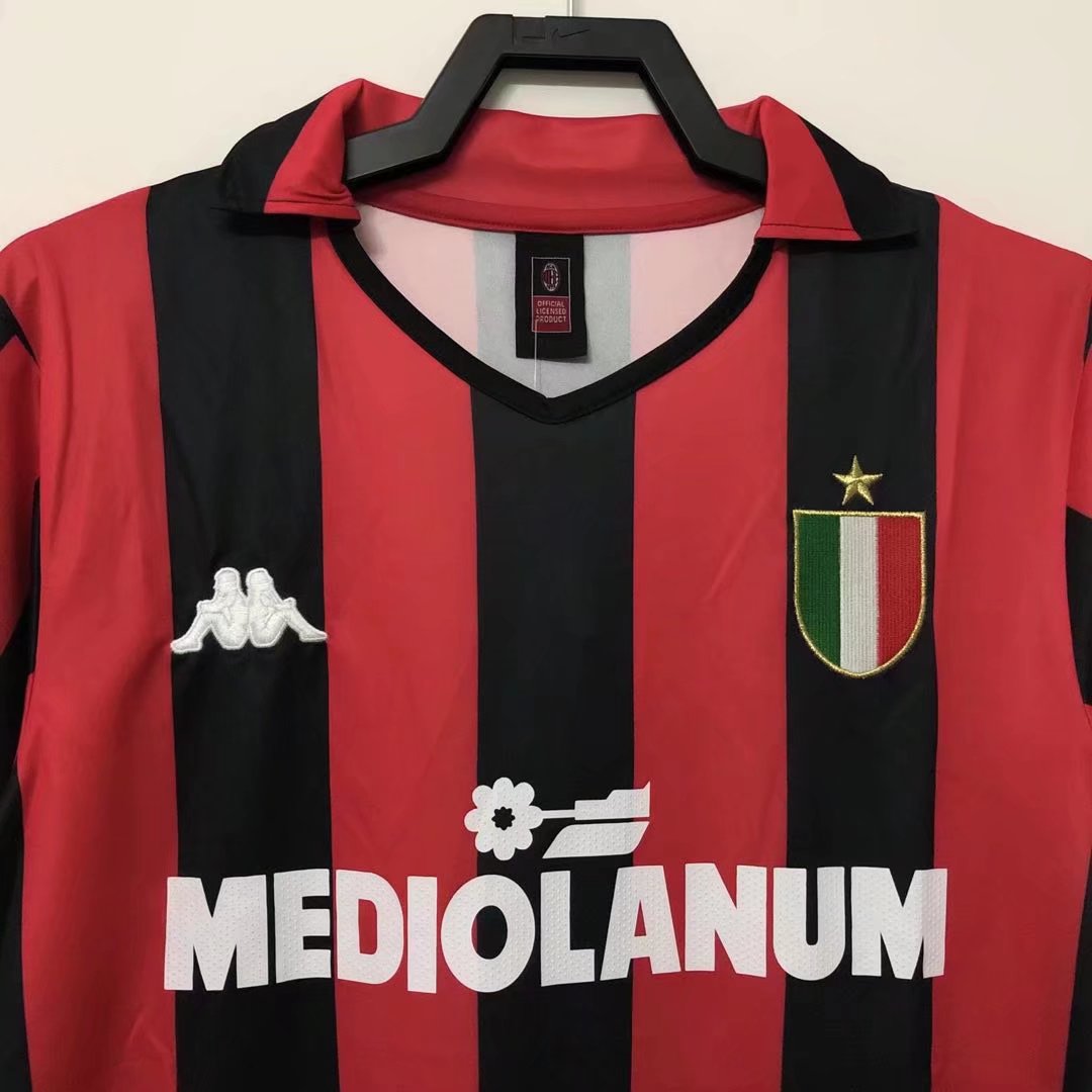 88-89 AC Milan Home Retro Jersey - leoleo123123