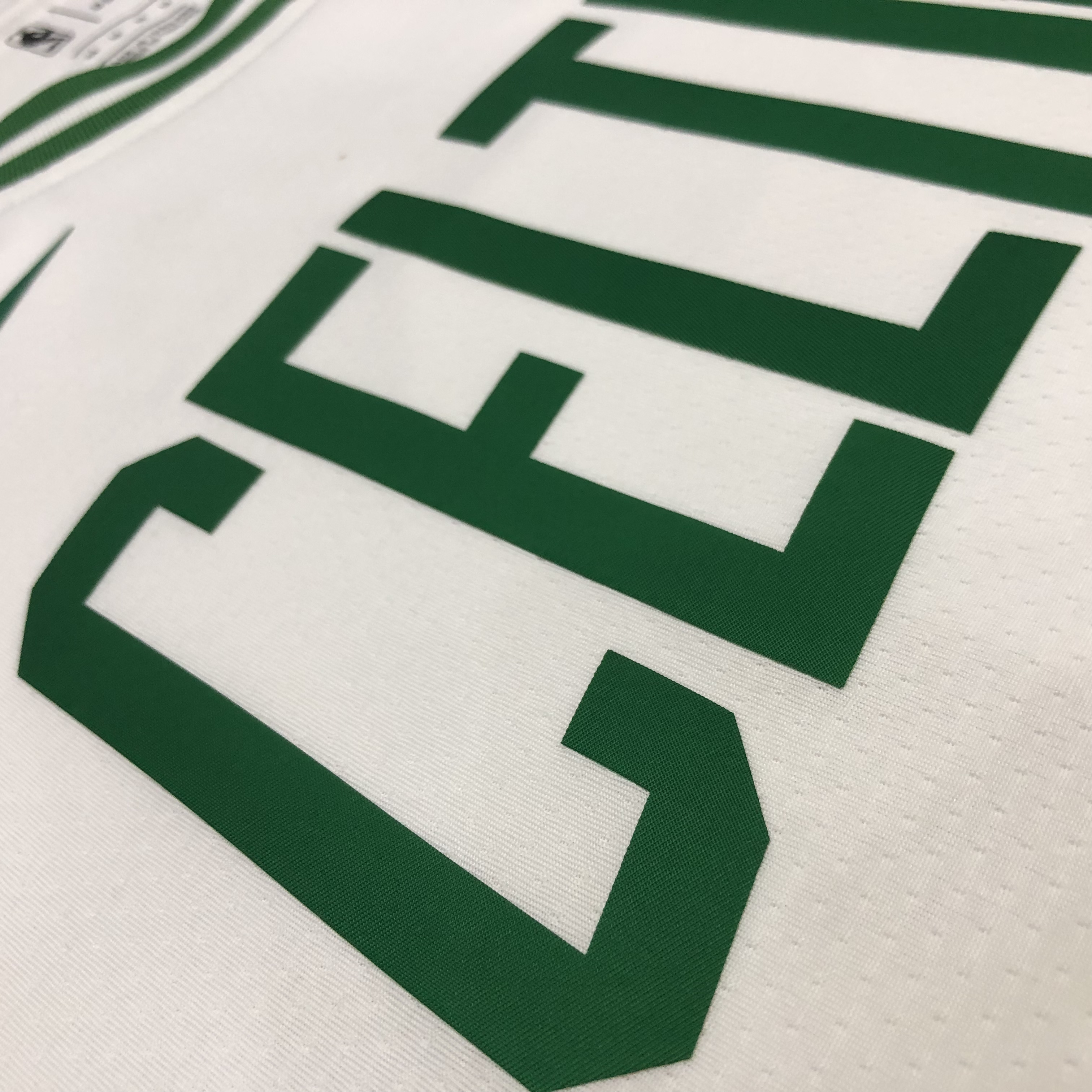 NBA Boston Celtics Retro White with Green Name #0 TATUM Jersey High Quality Name and Number Print - leoleo123123