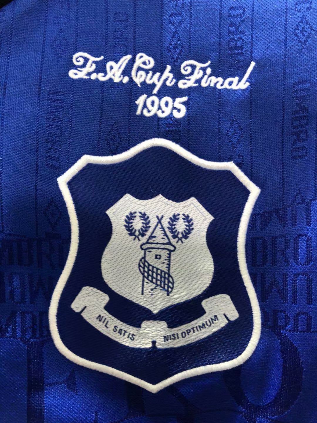 94-95 Everton Home Retro Jersey - leoleo123123