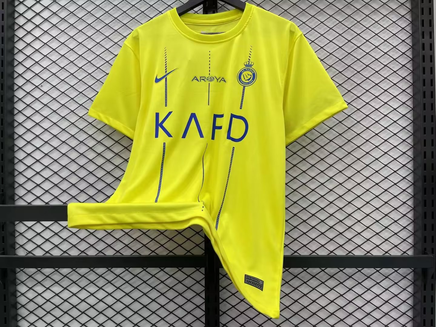 23/24 Al Nassr Home Soccer Jersey Final Version 1:1 Quality - leoleo123123