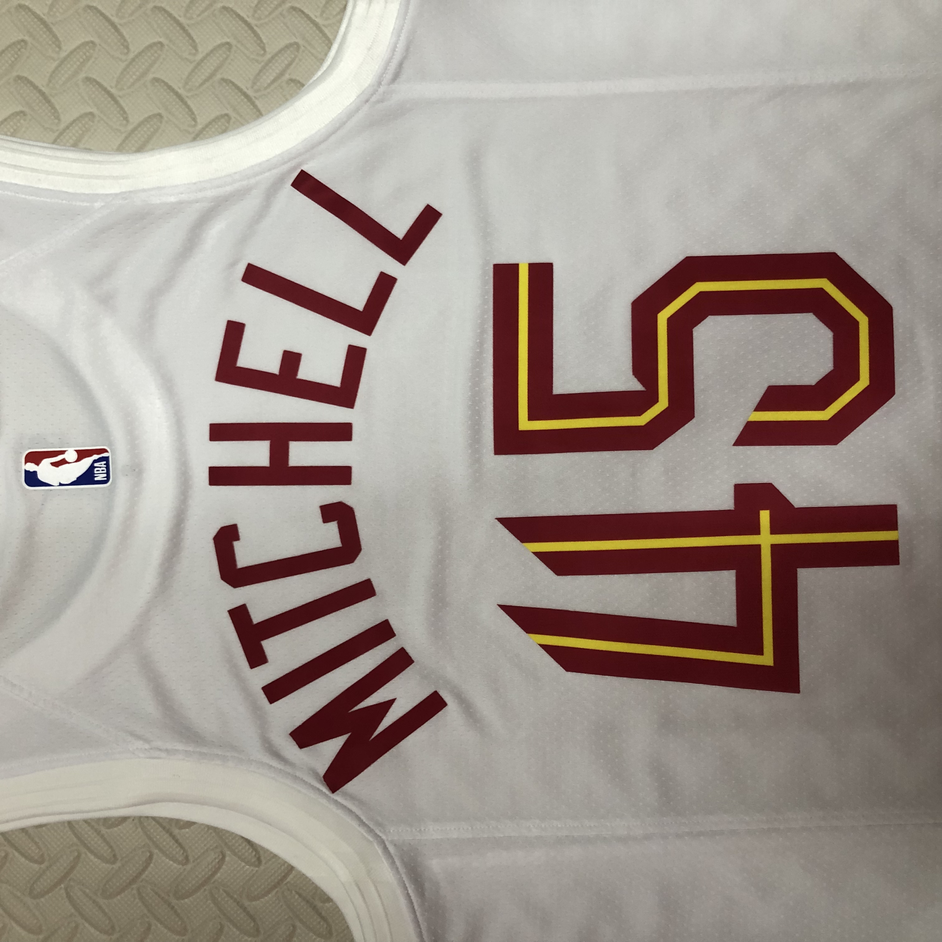 NBA Season 2023 Men Cleveland Cavaliers White #45 MITCHELL Jersey High Quality Name and Number Print - leoleo123123