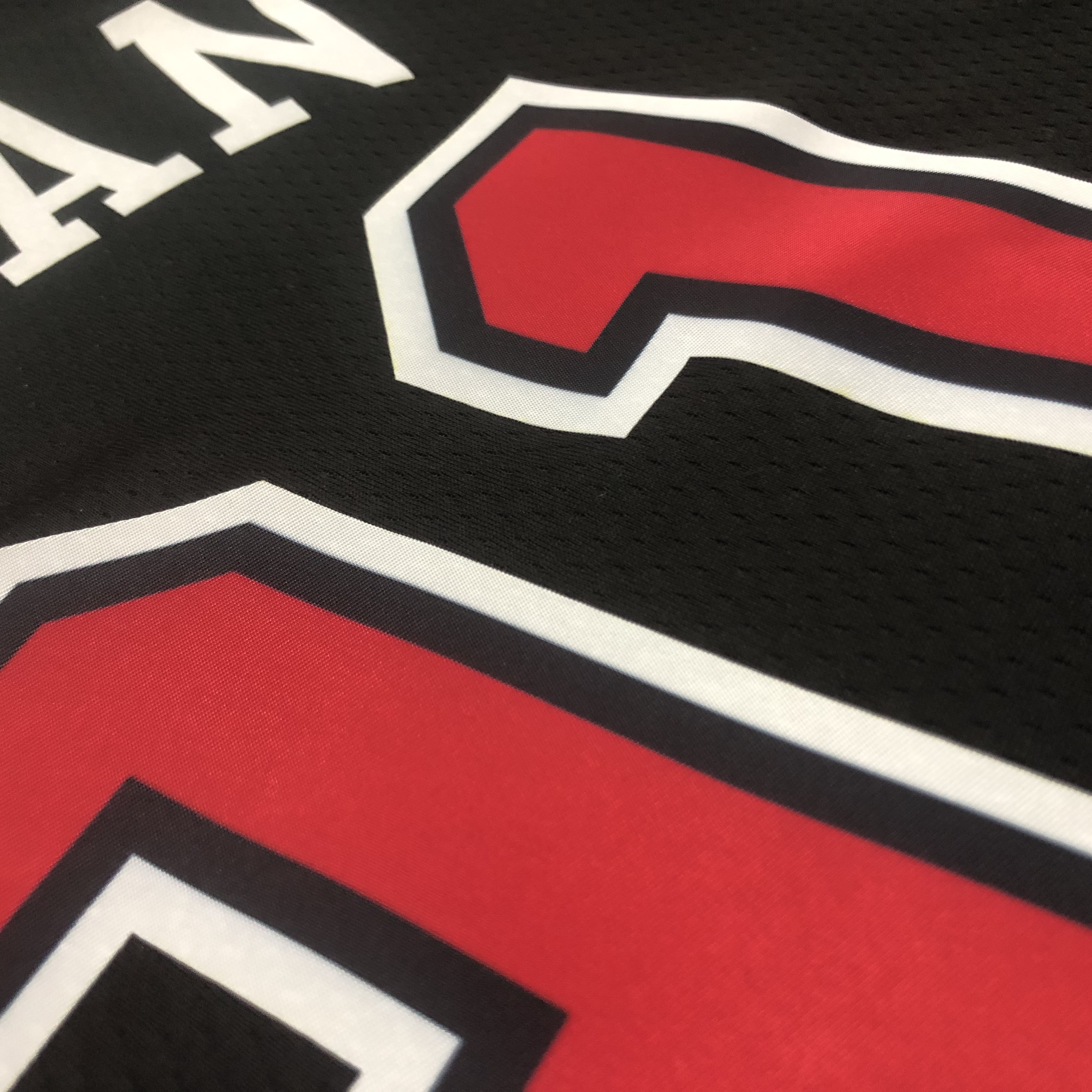 NBA Men Chicago Bulls Black #91 RODMAN Jersey High Quality Name and Number Print - leoleo123123