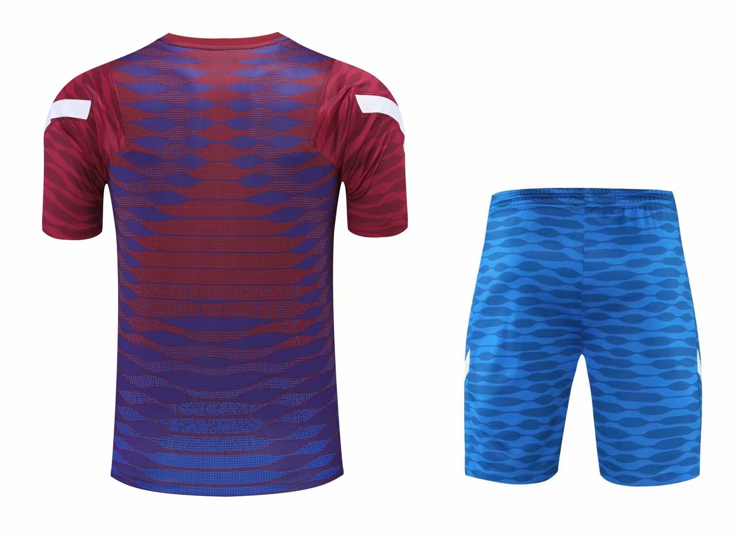21/22 Barcelona Red Training Set Jersey - leoleo123123