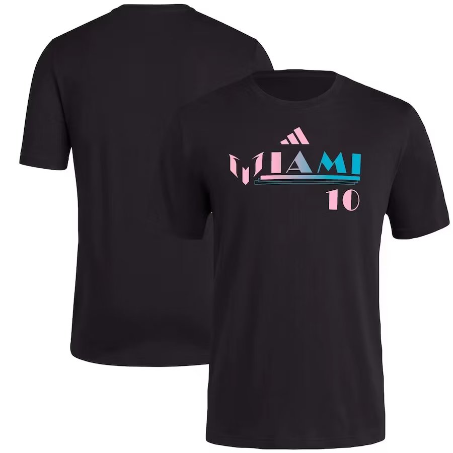 23-24 Miami T-shirt Black Color - leoleo123123