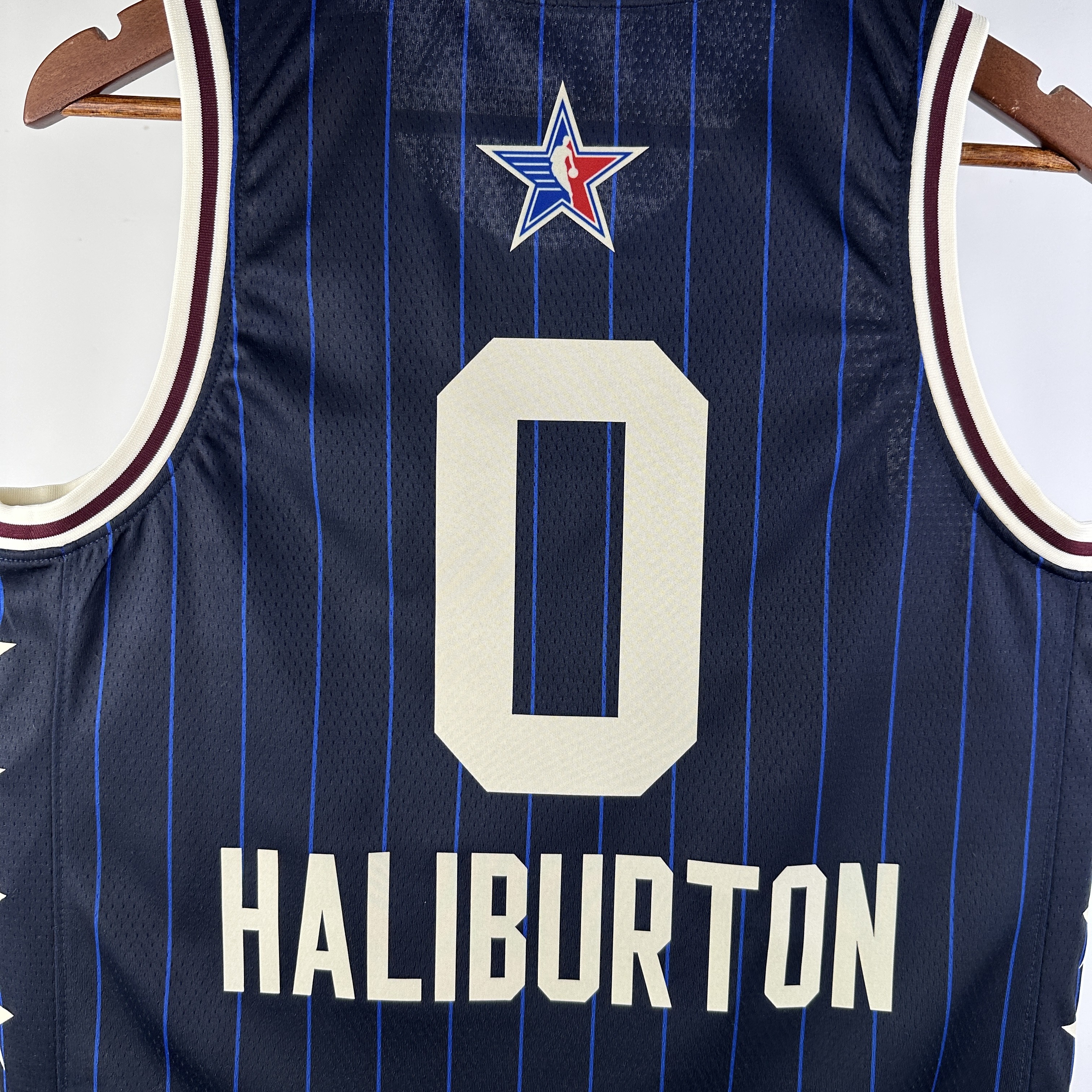 NBA Men Season 2024 Boston Celtics All Stars Blue #0 HALIBURTON Jersey High Quality Name and Number Print - leoleo123123