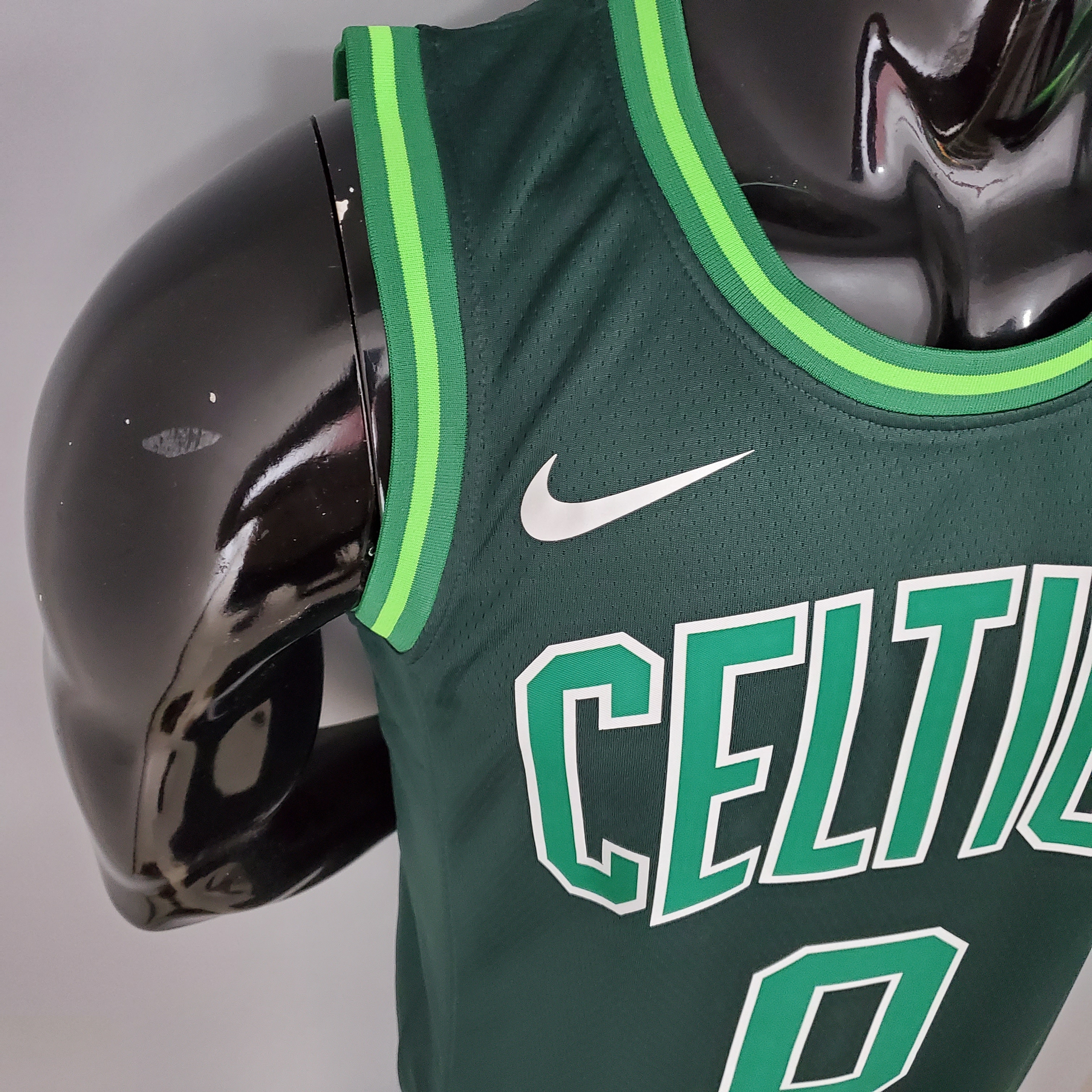 NBA Season 2021 Boston Celtics Dark Green Rewarding Version #0 TATUM Jersey High Quality Name and Number Print - leoleo123123