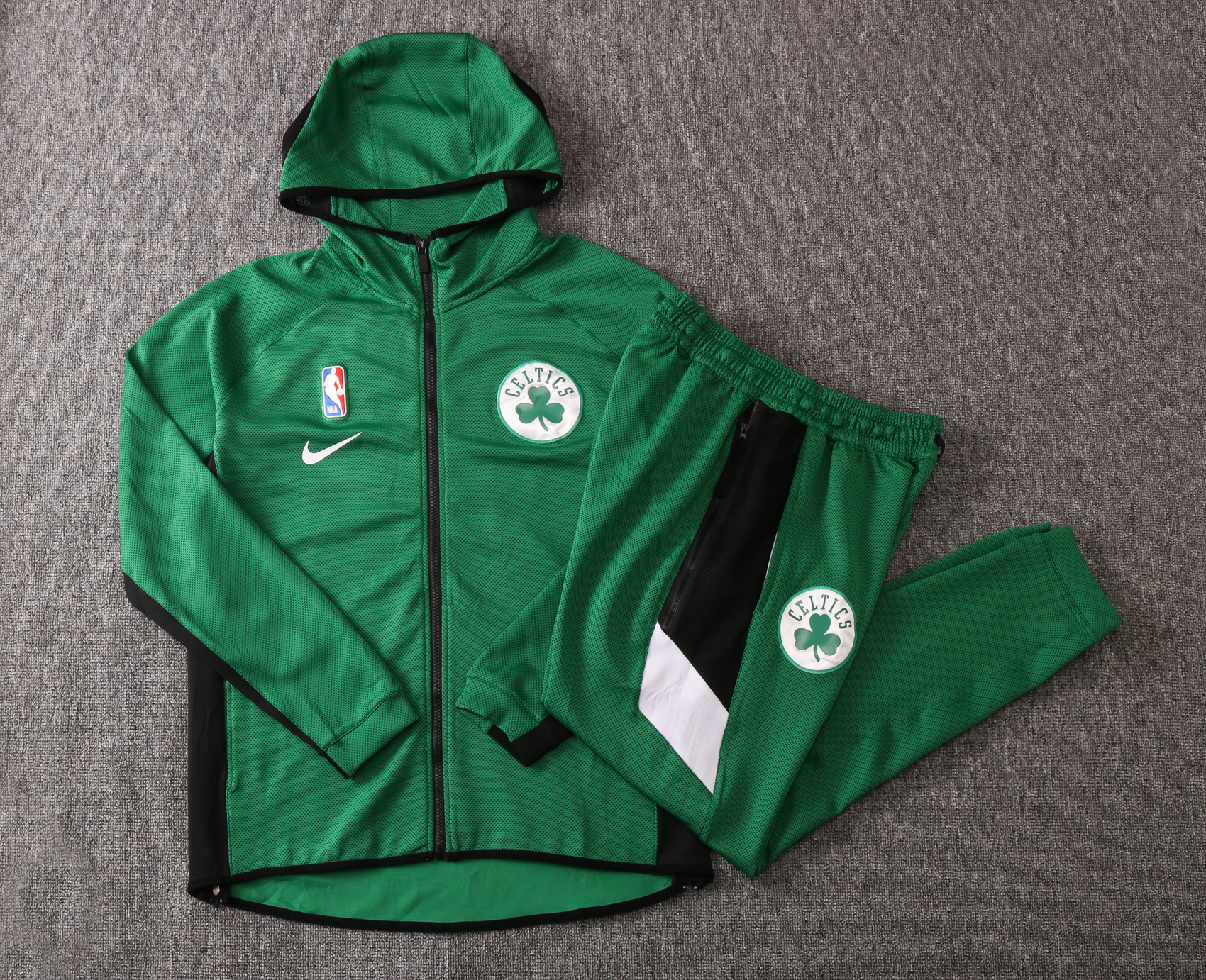 NBA Boston Celtics Green with Cap Jacket Tracksuit High Quality - leoleo123123