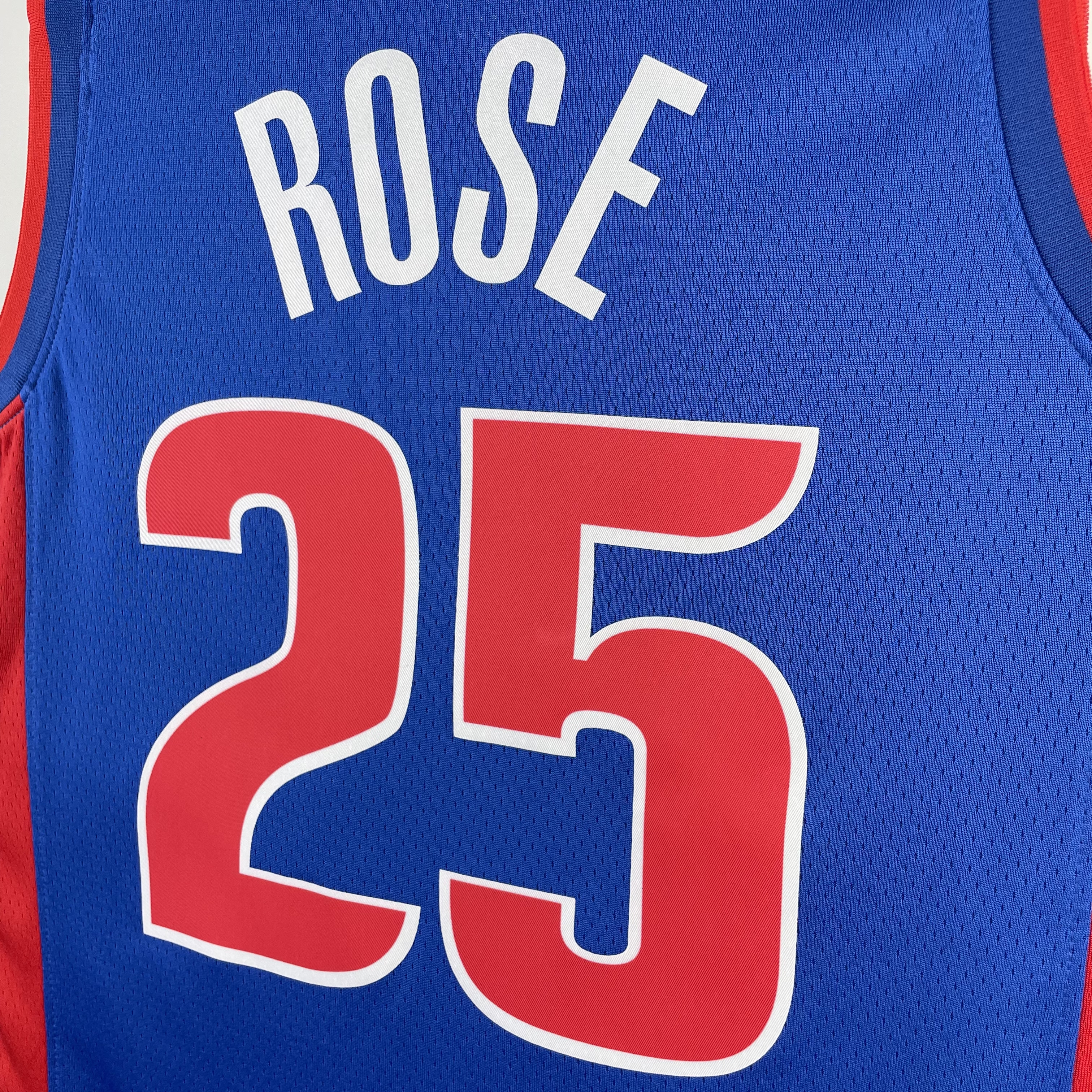 NBA Season 2023 Detroit Pistons Blue #25 ROSE Jersey High Quality Name and Number Print - leoleo123123