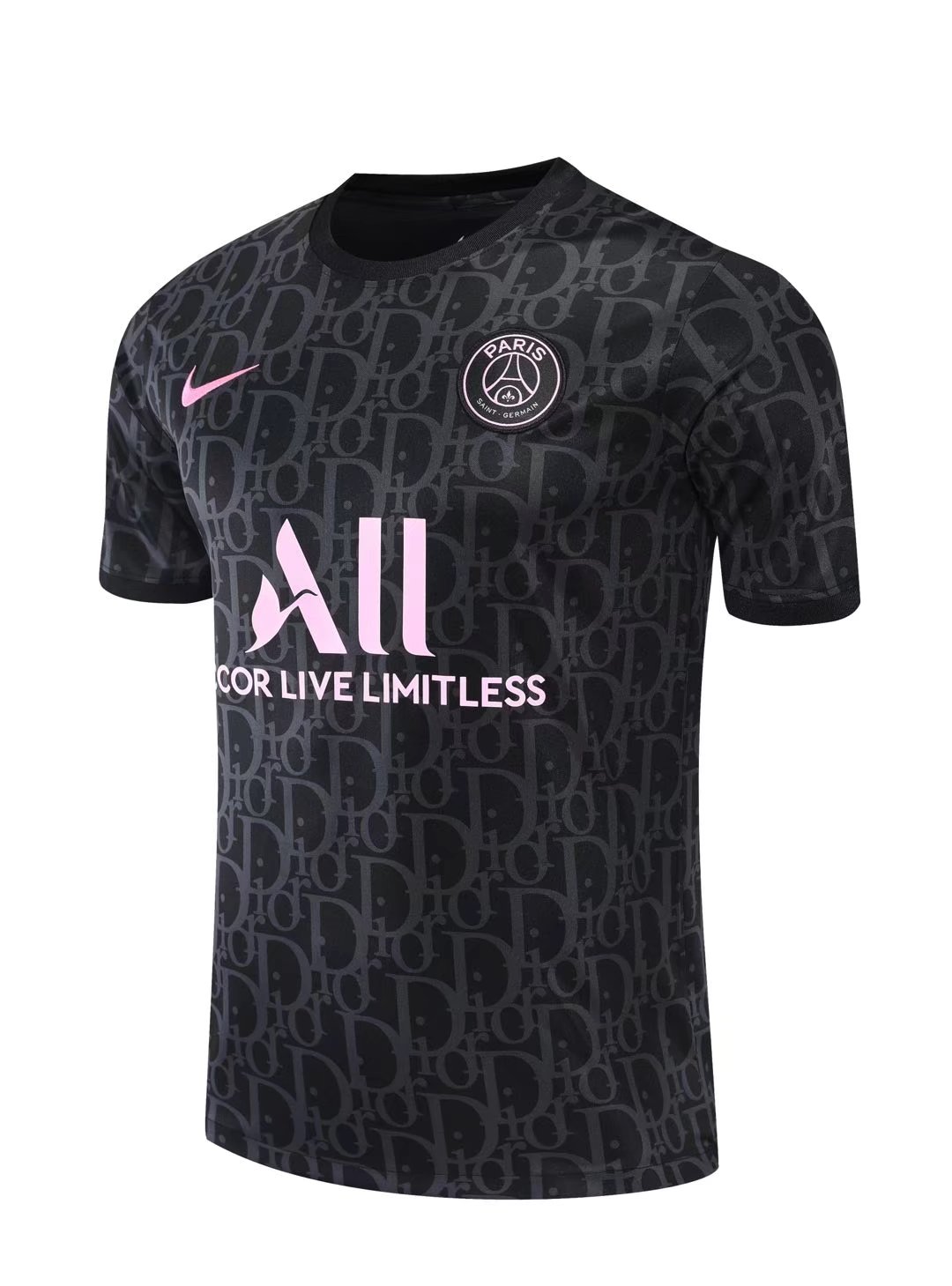 2022 PSG Jordan Training Jersey Black Color Fans Version - leoleo123123