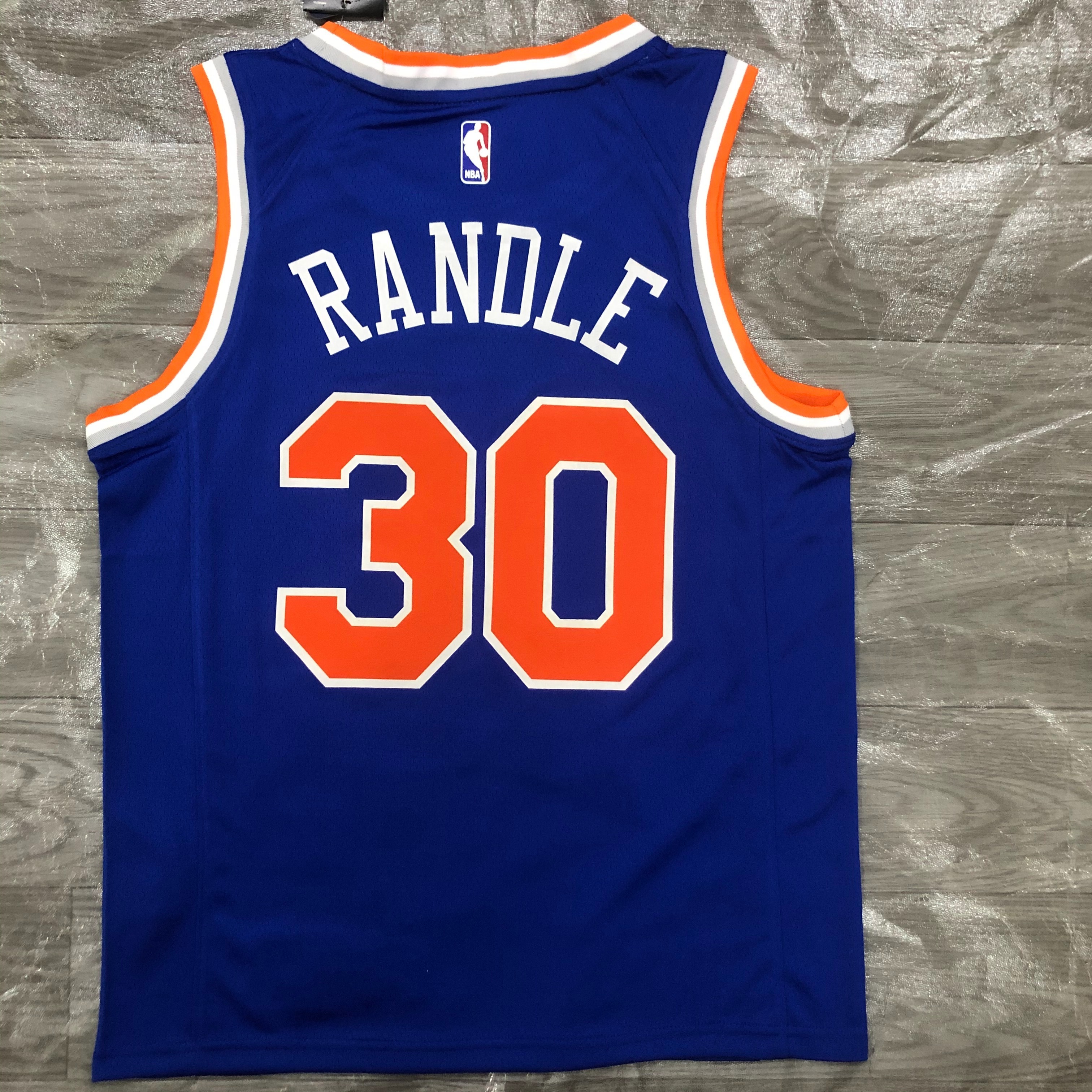 NBA Men New York Knicks Blue #30 RANDLE Jersey High Quality Name and Number Print - leoleo123123