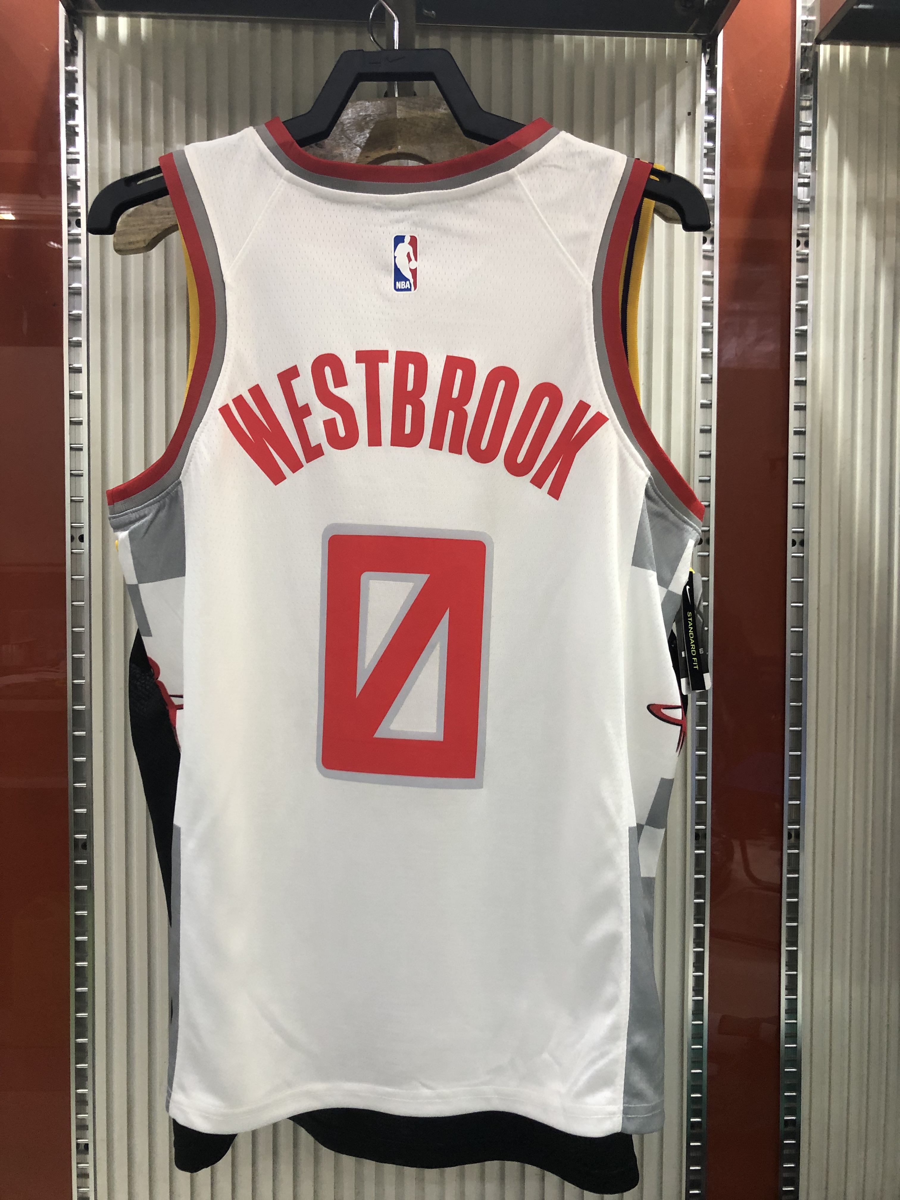 NBA Men Houston Rockets White City #0 WESTBROOK Jersey High Quality Name and Number Print - leoleo123123