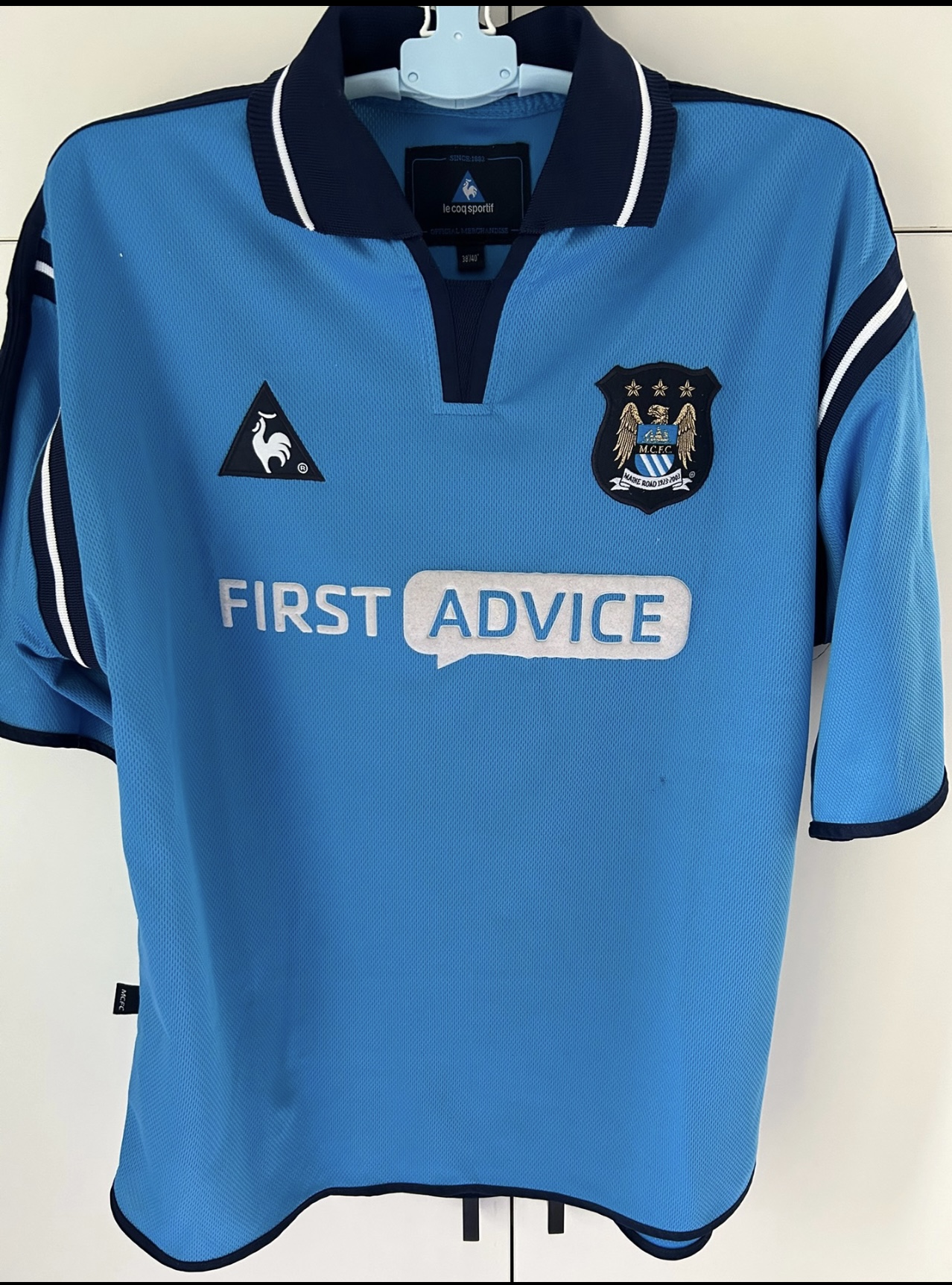 02/03 Man City Home Retro Jersey - leoleo123123