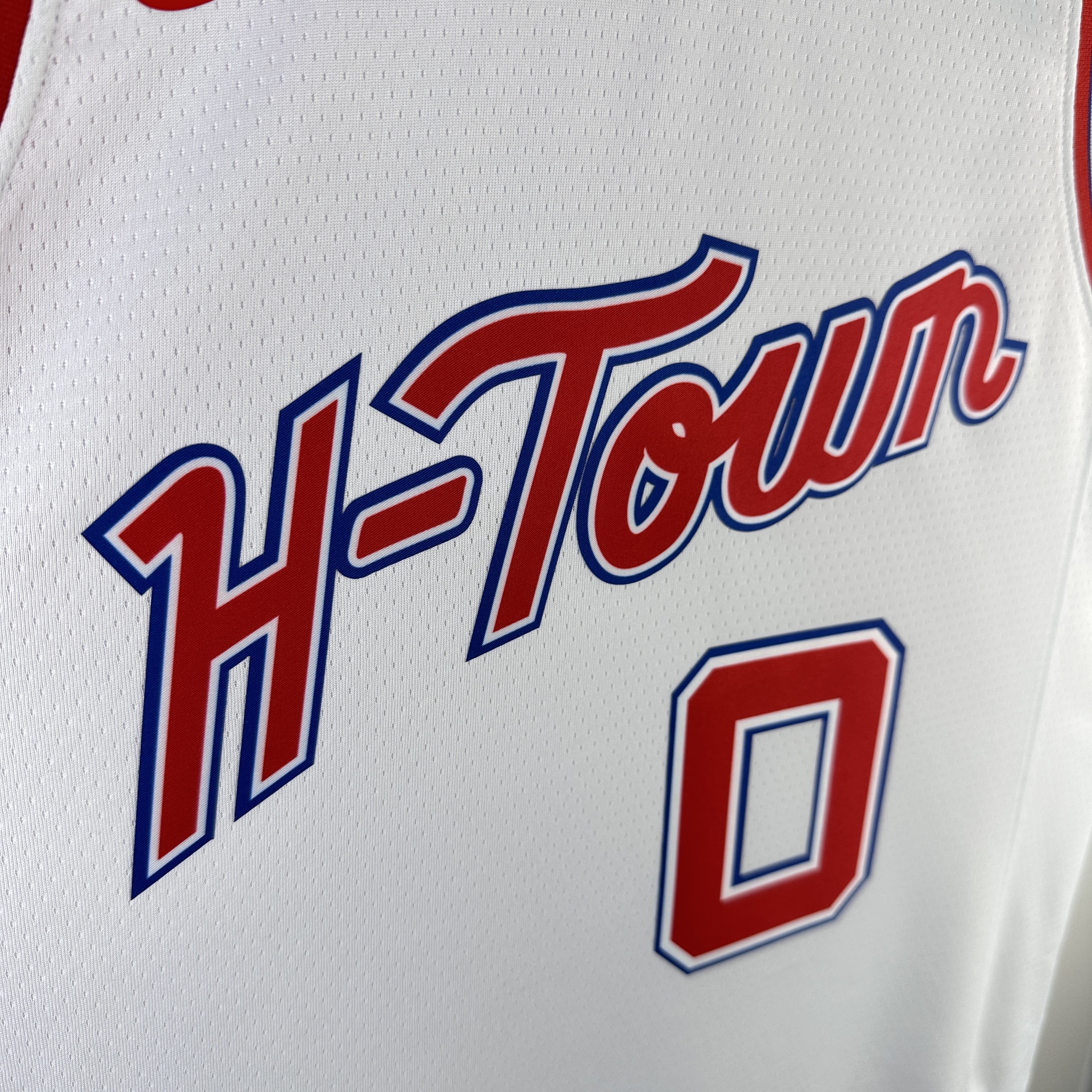 NBA Men Season 2024 Houston Rockets White City Edition #0 WESTBROOK Jersey High Quality Name and Number Print - leoleo123123