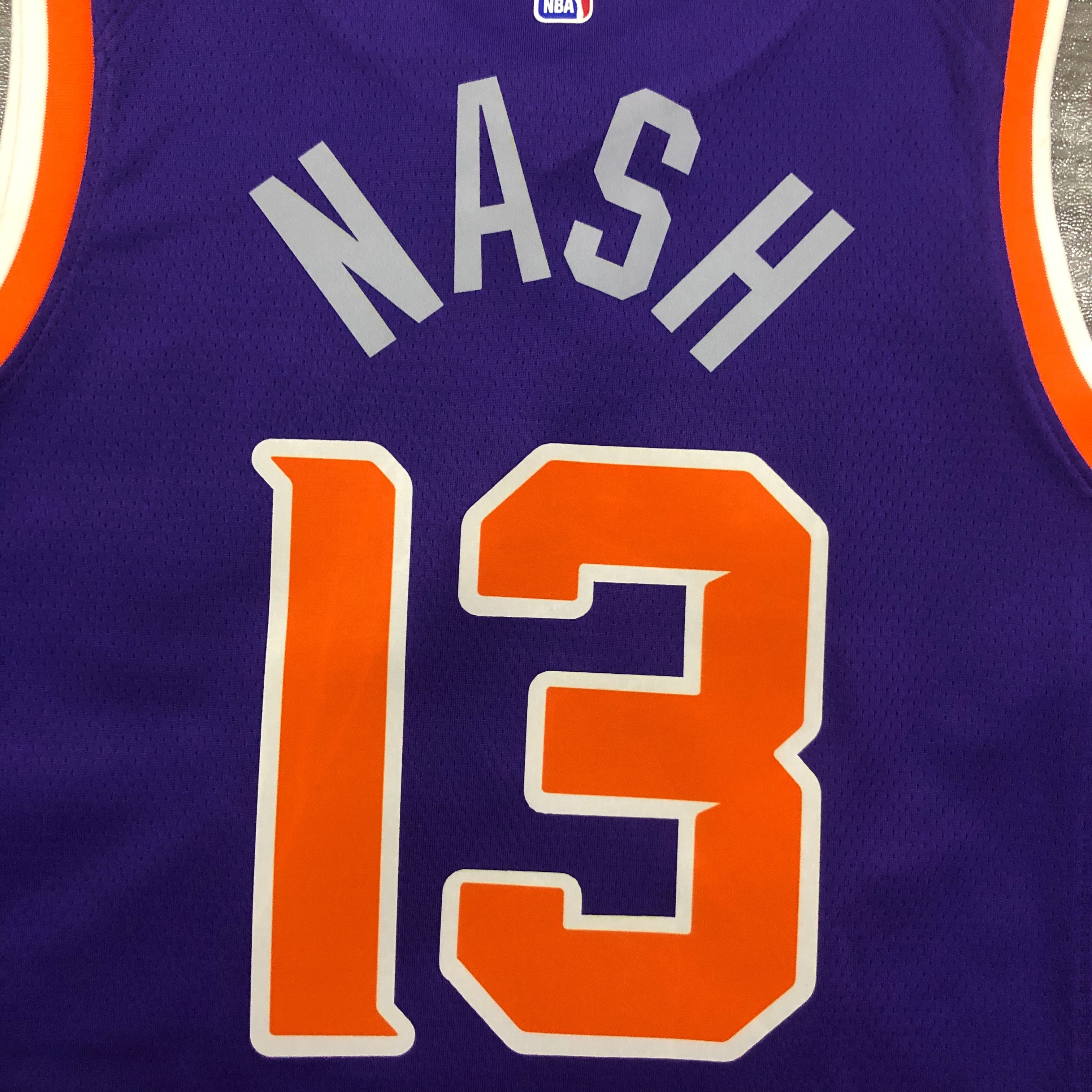 NBA Men Phoenix Suns Purple #13 NASH Jersey High Quality Name and Number Print - leoleo123123