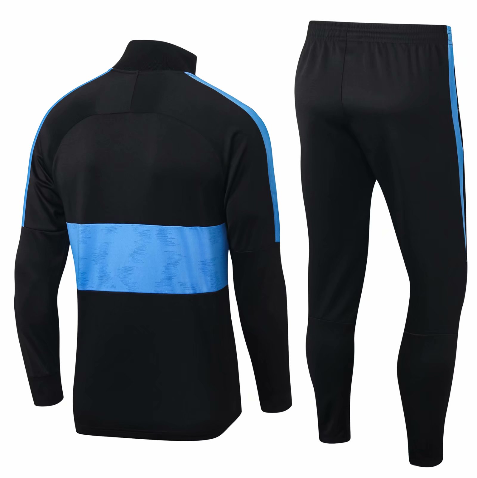 19-20 PSG Dark Blue with White Logo Jacket Tracksuit Thai Quality - leoleo123123