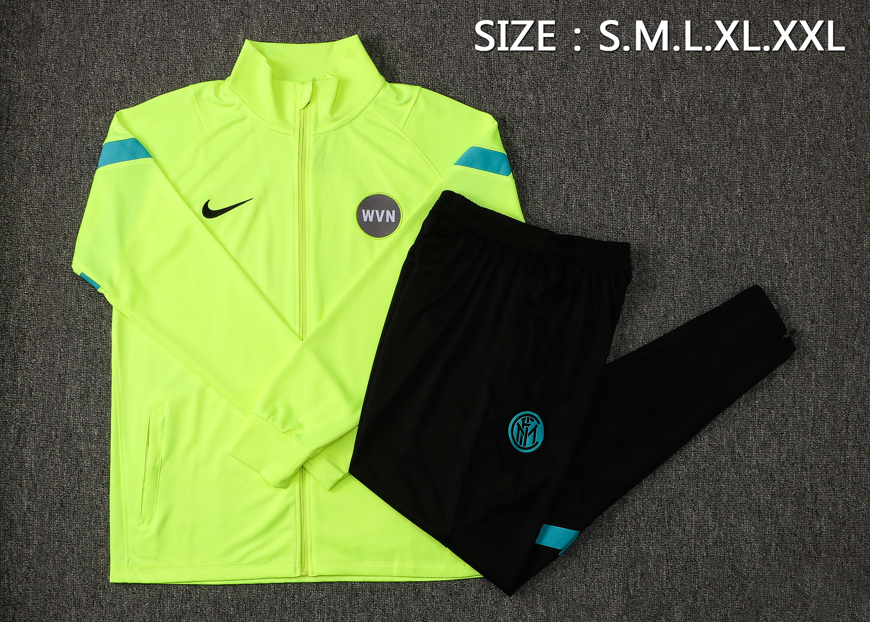 21/22 Inter Milan Green Jacket Tracksuit Thai Quality - leoleo123123