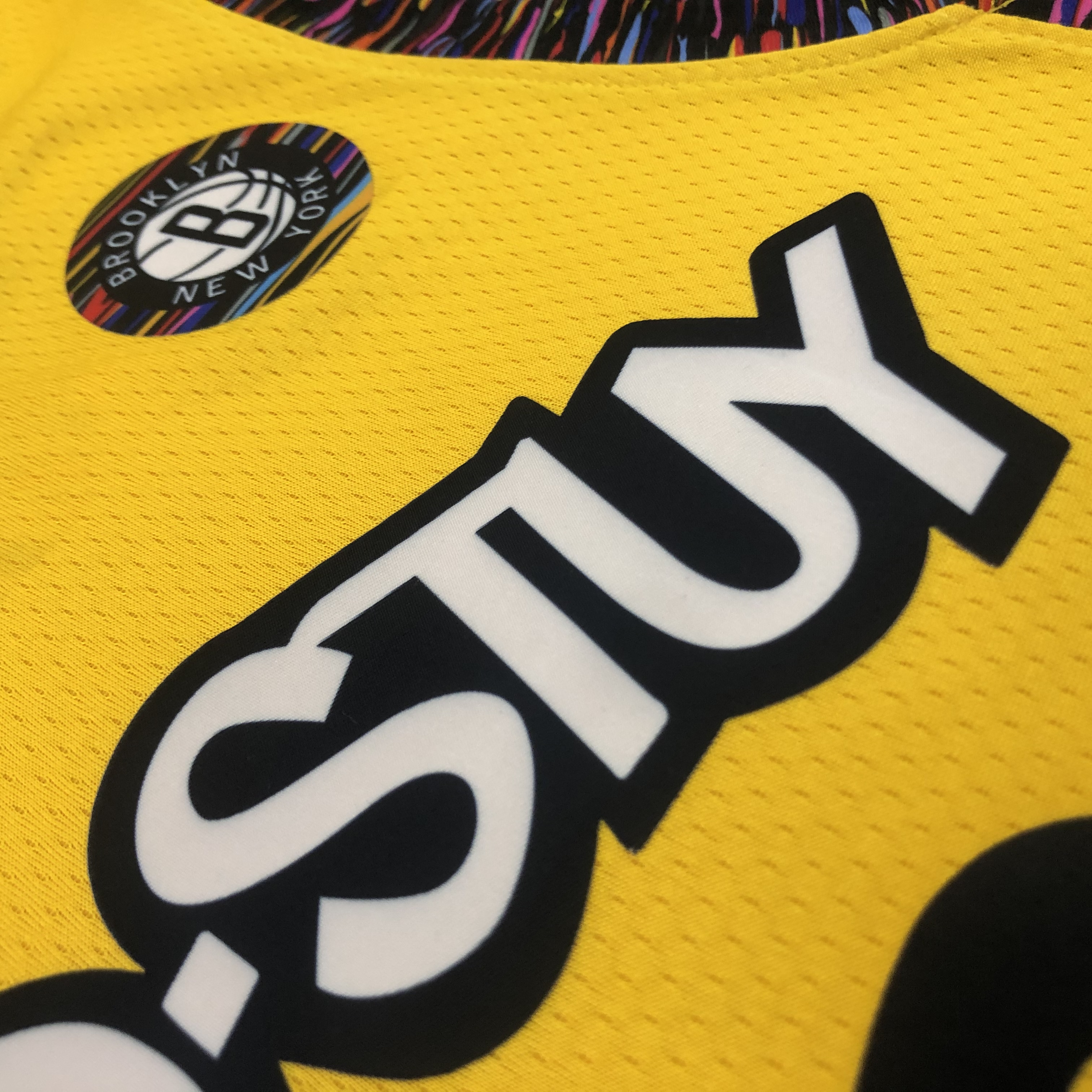 NBA Men Brooklyn Nets Yellow #12 HARRIS Jersey High Quality Name and Number Print - leoleo123123