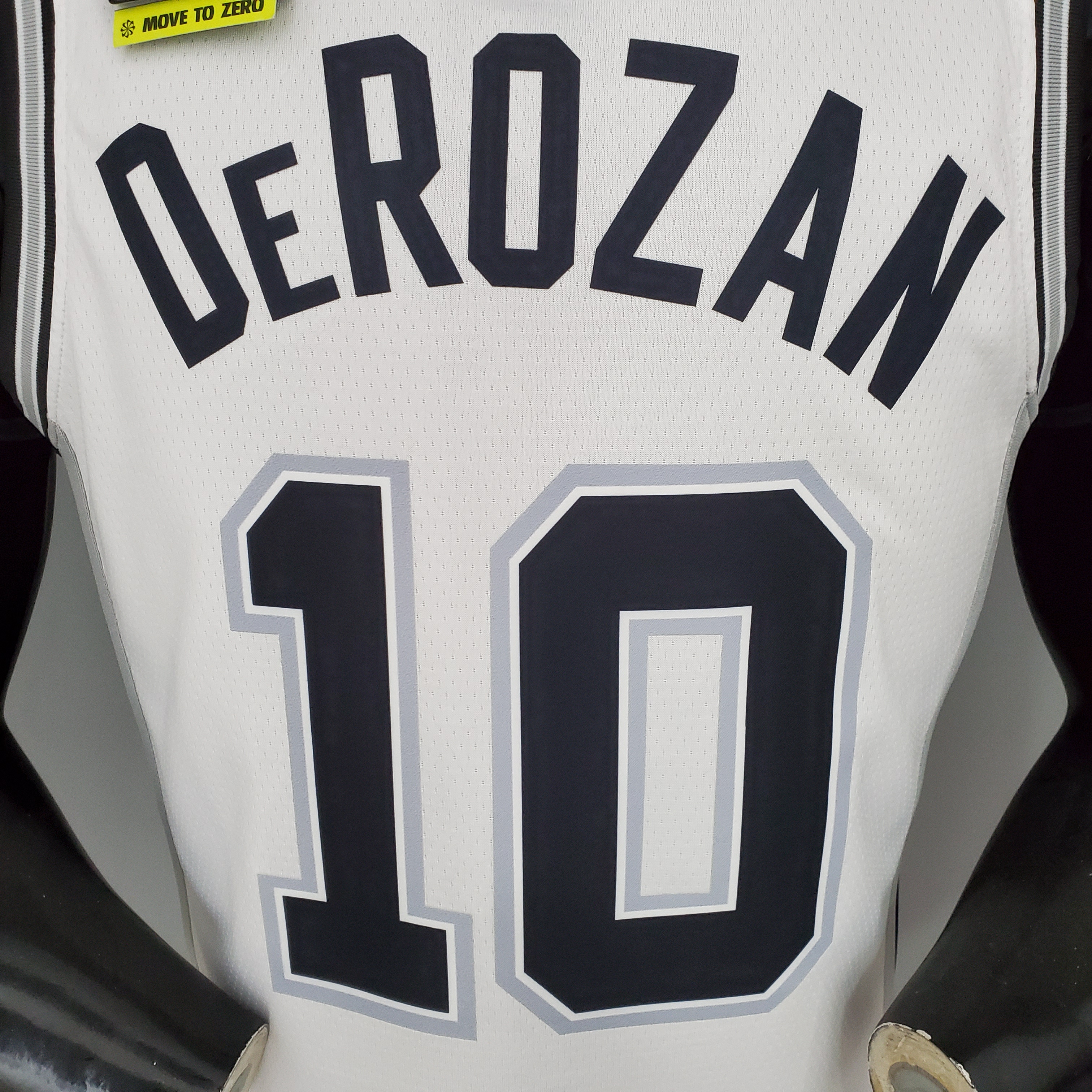 NBA Men San Antonio Spurs White #10 DEROZAN Jersey High Quality Name and Number Print - leoleo123123
