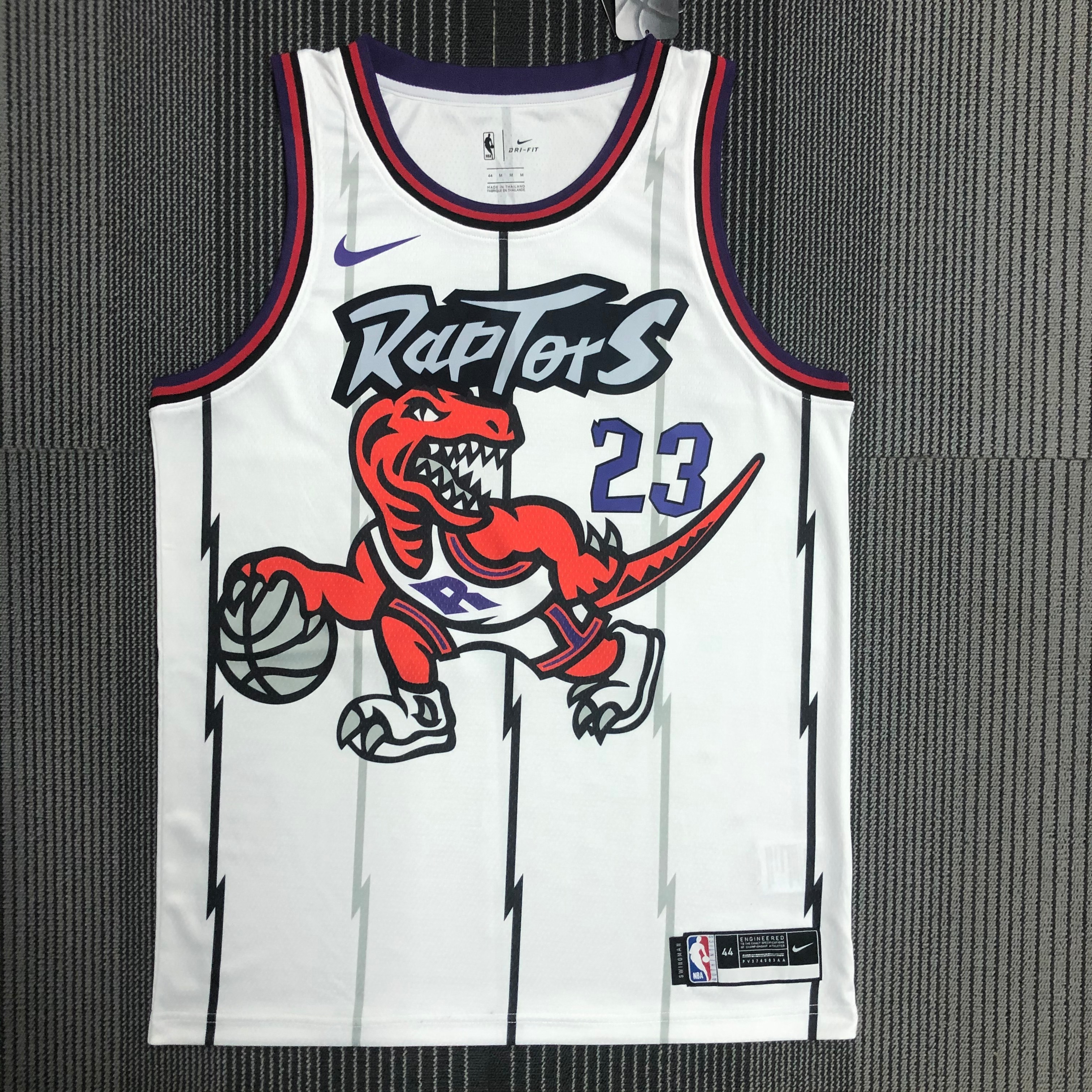 NBA Men Toronto Raptors Retro White #23 VANVLEET Jersey High Quality Name and Number Print - leoleo123123