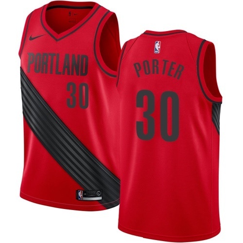 NBA Portland Trail Blazers Red #30 PORTER Jersey High Quality Name and Number Print - leoleo123123