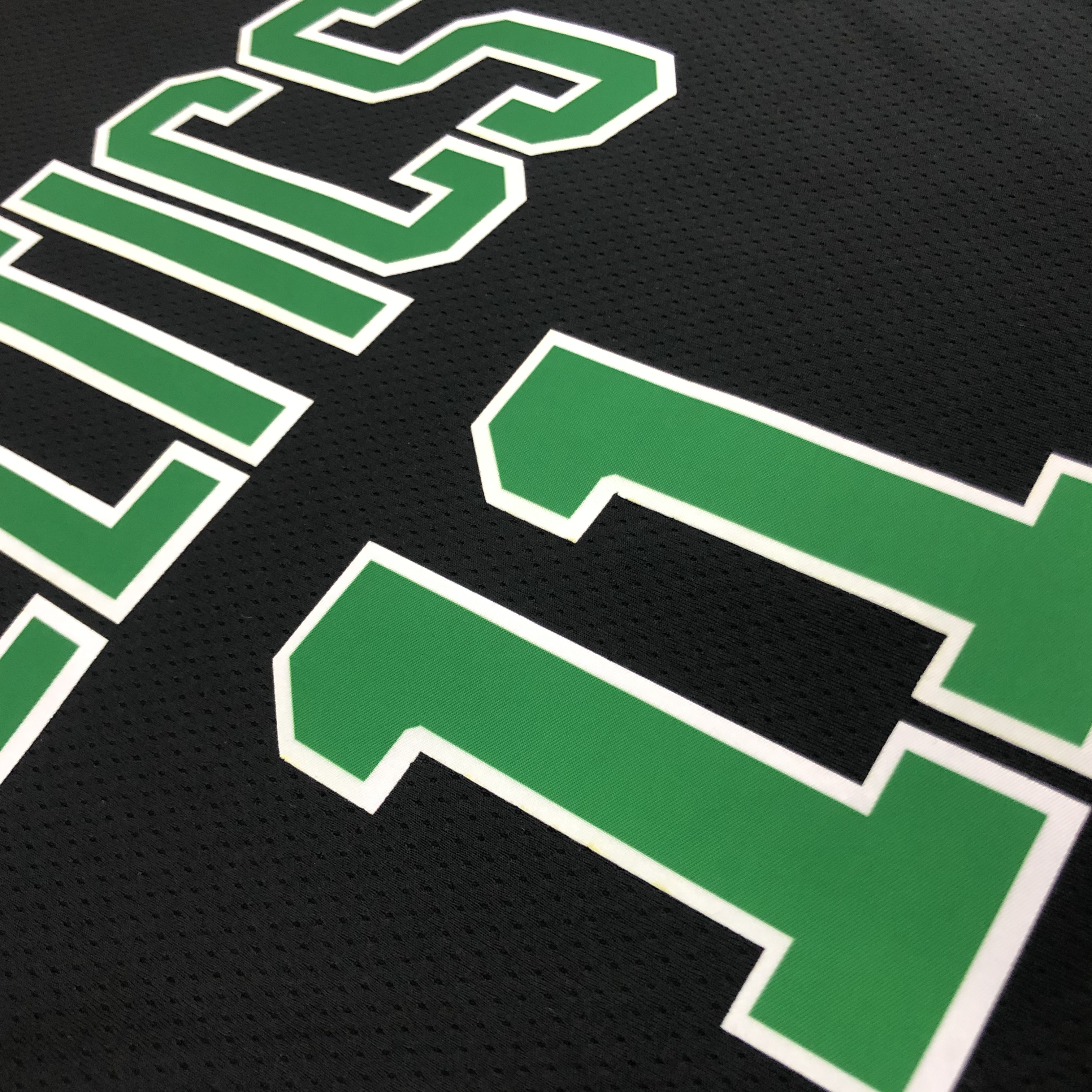 NBA Season 2021 Boston Celtics Black with Green Name #11 IRVING Jersey High Quality Name and Number Print - leoleo123123