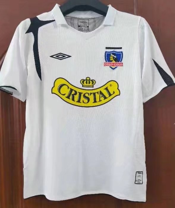 2006 Colo-Colo White Retro Soccer Jersey - leoleo123123