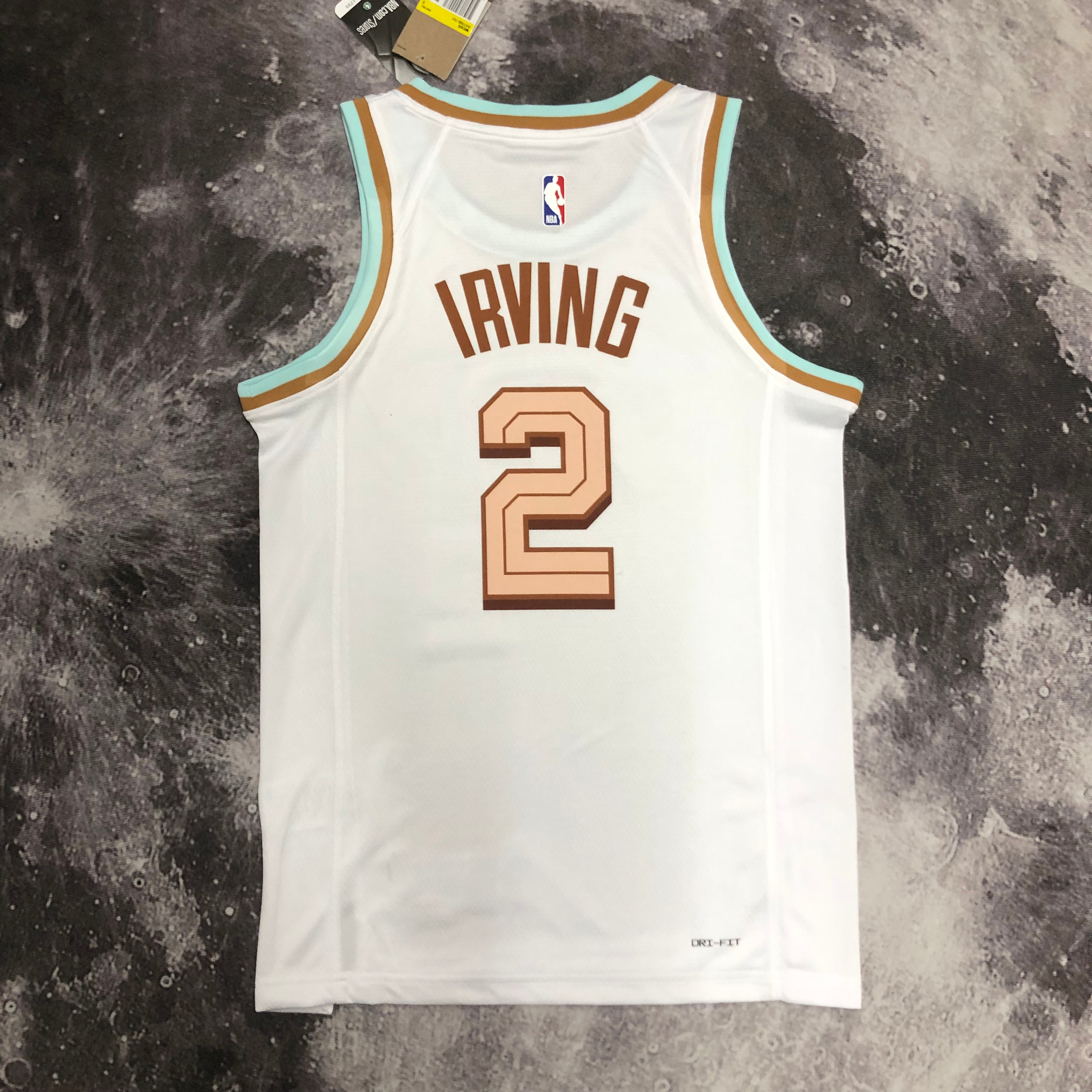 NBA Season 2023 Men Cleveland Cavaliers White #2 IRVING Jersey High Quality Name and Number Print - leoleo123123