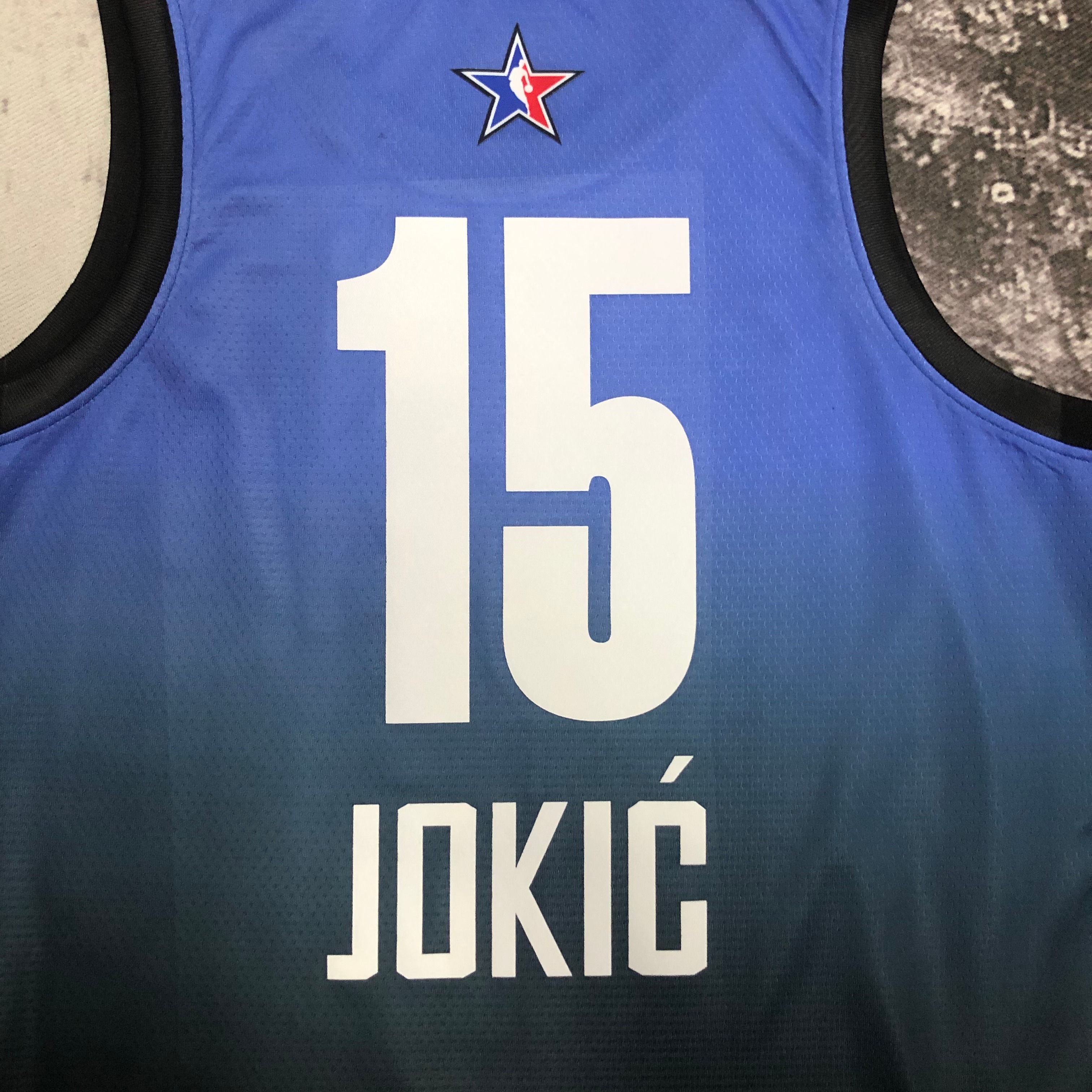 NBA Men Season 2023 Denver Nuggets All Star Blue #15 JOKIC Jersey High Quality Name and Number Print - leoleo123123