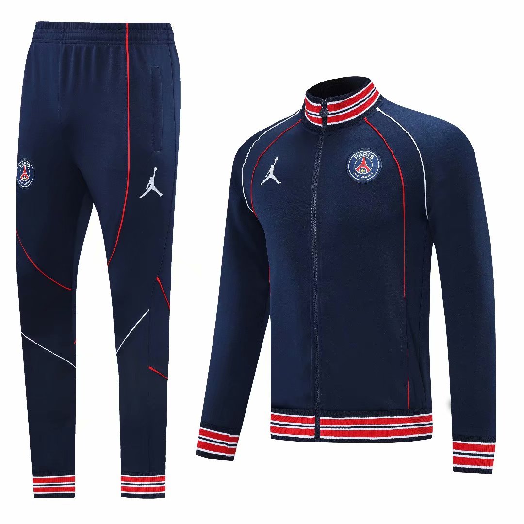 21/22 PSG Dark Blue Jacket Tracksuit Thai Quality - leoleo123123