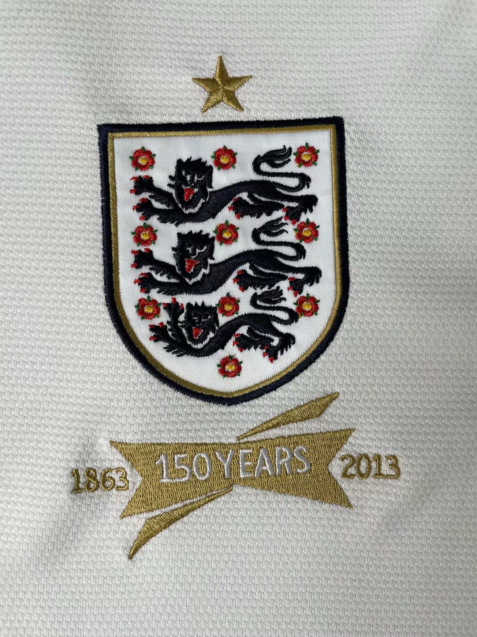 2013 England Home Retro Jersey - leoleo123123