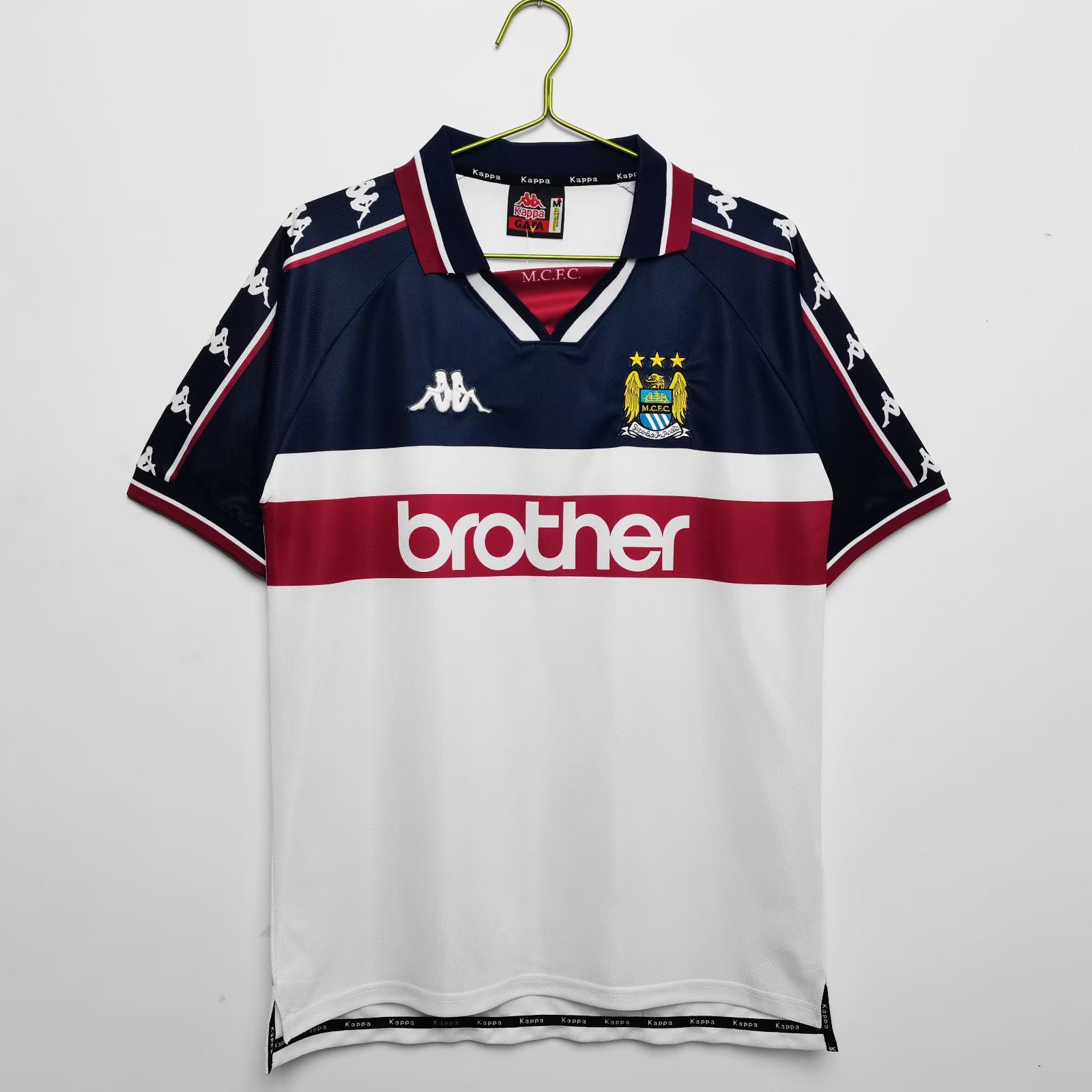 97/98 Manchester City Away Retro Jersey - leoleo123123