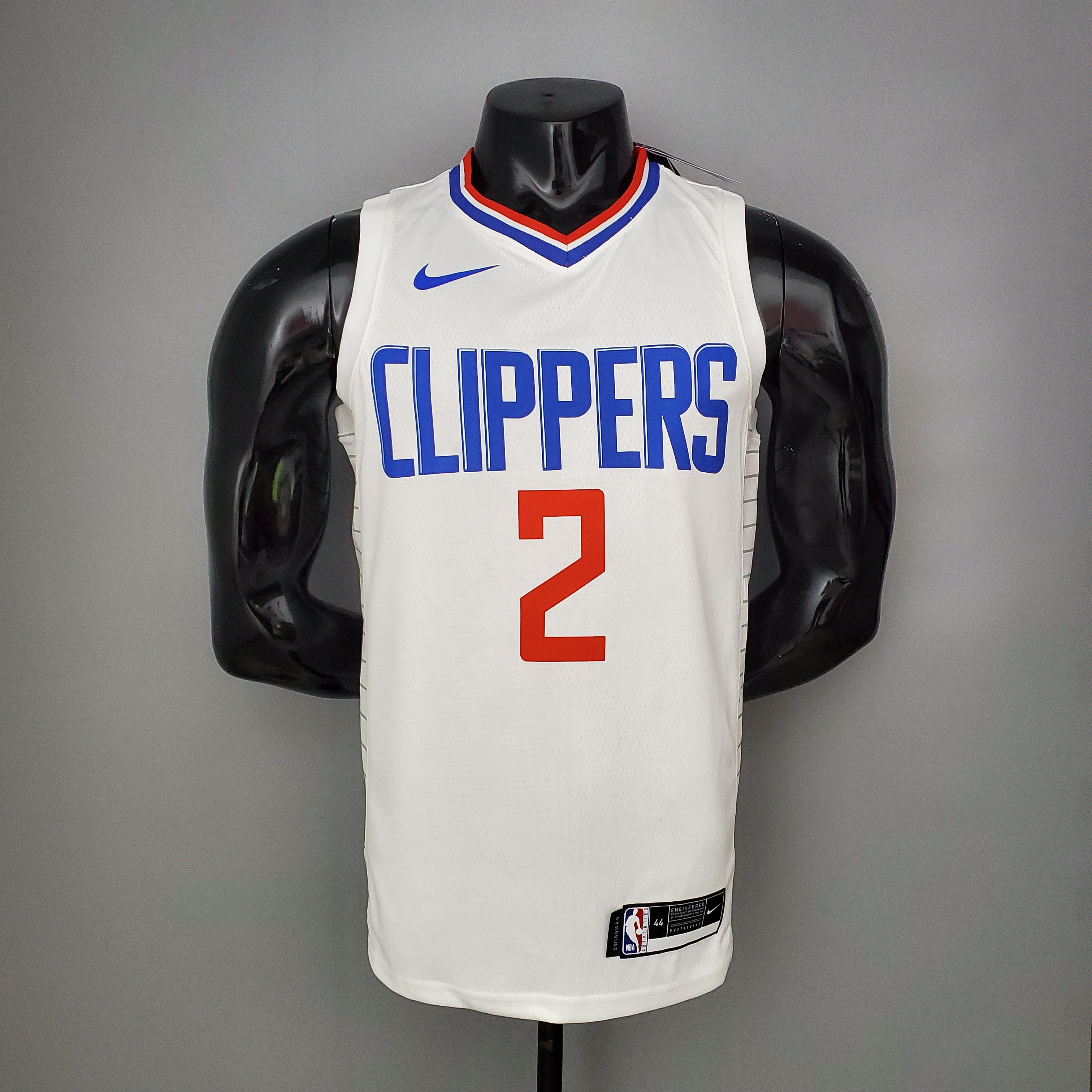 NBA Men Los Angeles Clippers White LEONARD#2 Jersey High Quality Name and Number Print - leoleo123123