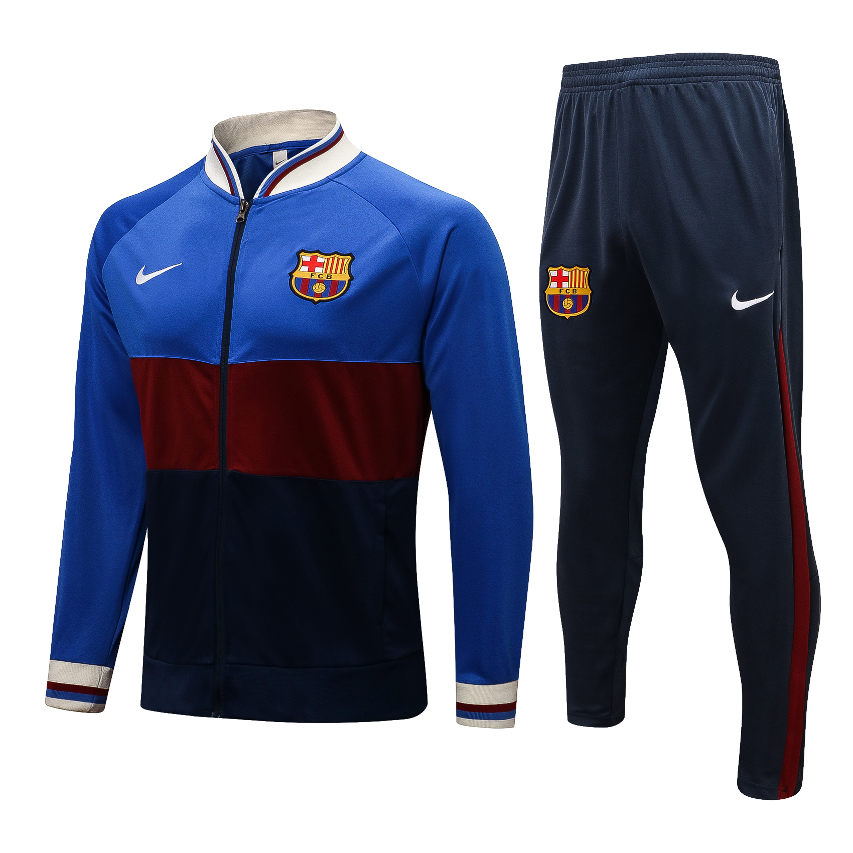 21/22 Barcelona Blue Jacket Tracksuit Thai Quality - leoleo123123