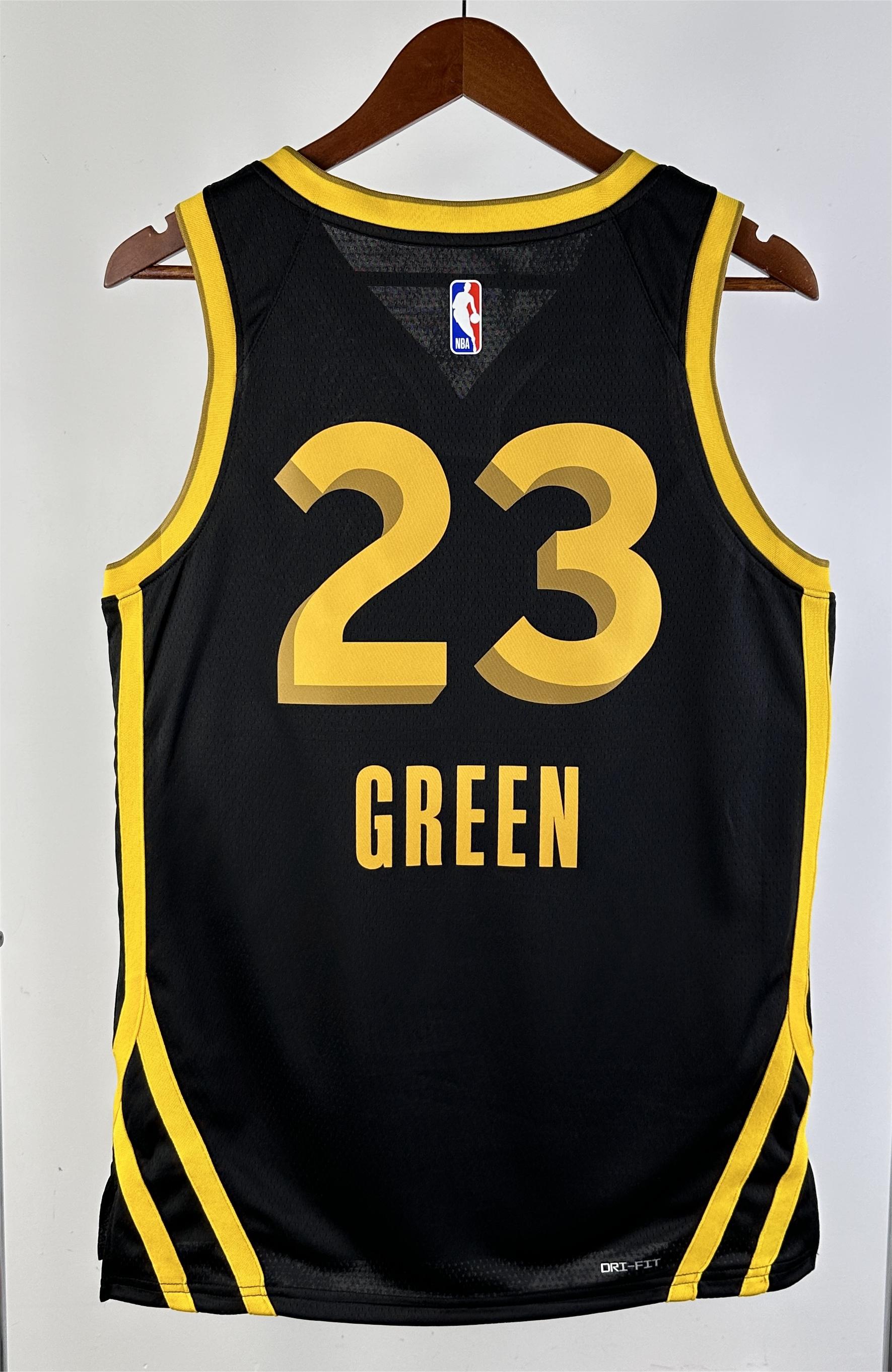 NBA Men 2024 Golden State Warriors City Edition #23 GREEN Swingman Jersey - leoleo123123