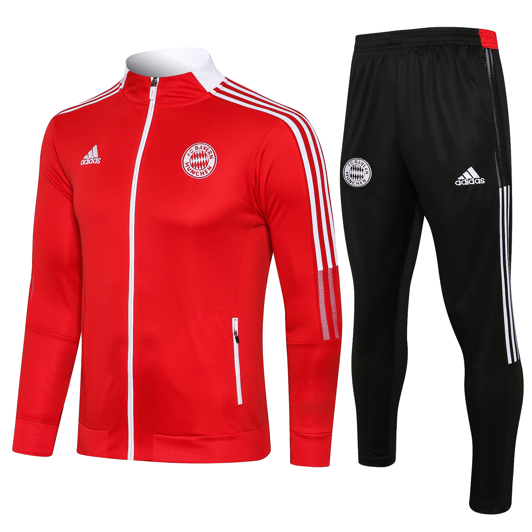 21/22 Bayern Red Jacket Tracksuit Thai Quality - leoleo123123