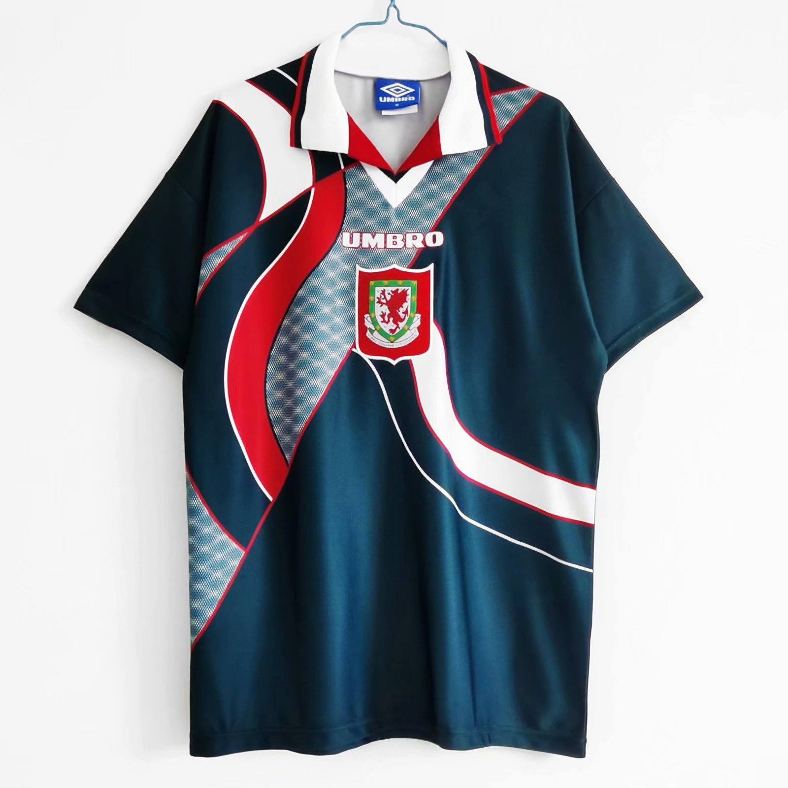 94-95 Welsh Home Retro Jersey Fans Version - leoleo123123