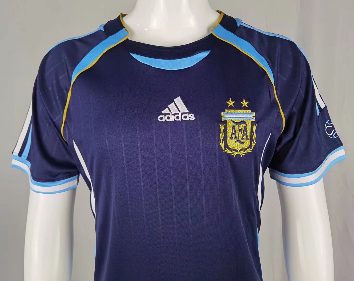 2006 Argentina Away Retro Jersey Fans Version - leoleo123123